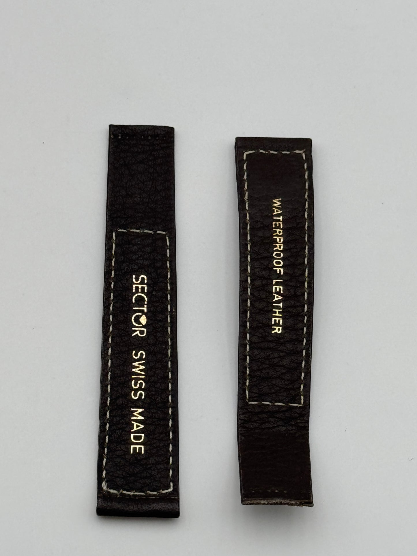 Sector cinturino strap pelle leather 16-14mm