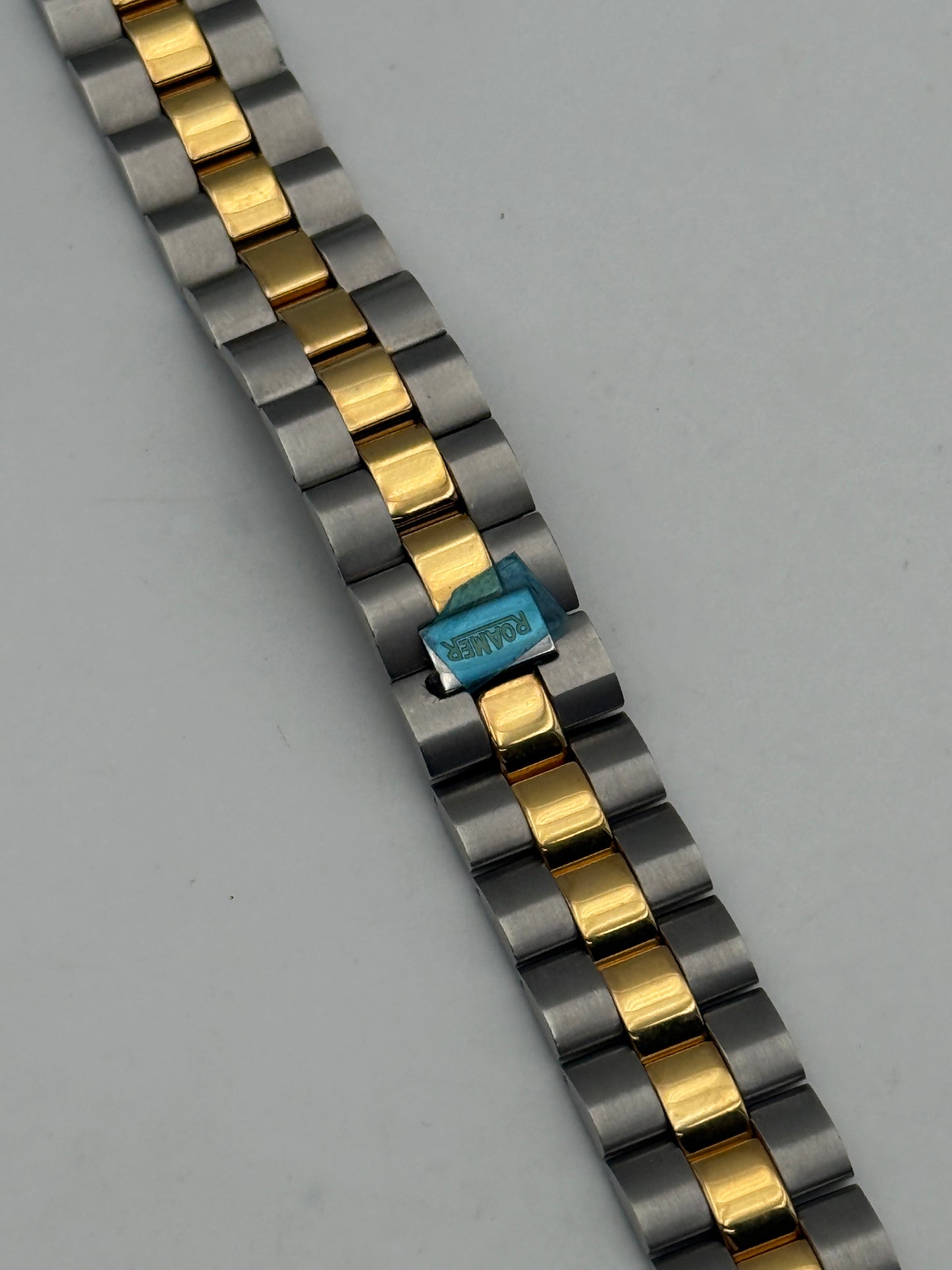 roamer steel-gold bracelet bracciale strap cinturino 18mm NOS  new old stock