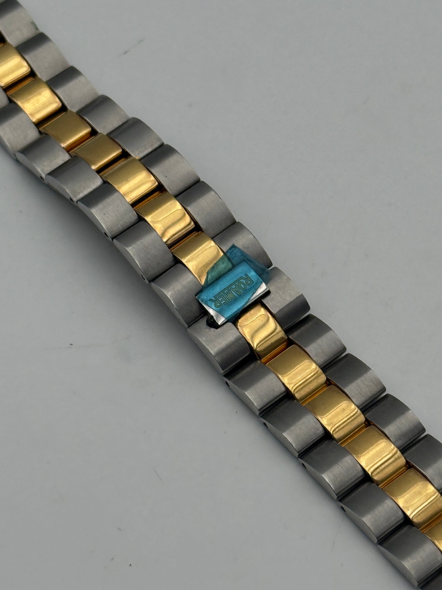 roamer steel-gold bracelet bracciale strap cinturino 18mm NOS  new old stock