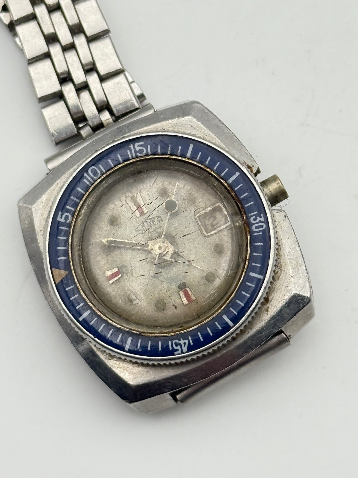 silver squale 20 atm 30mm