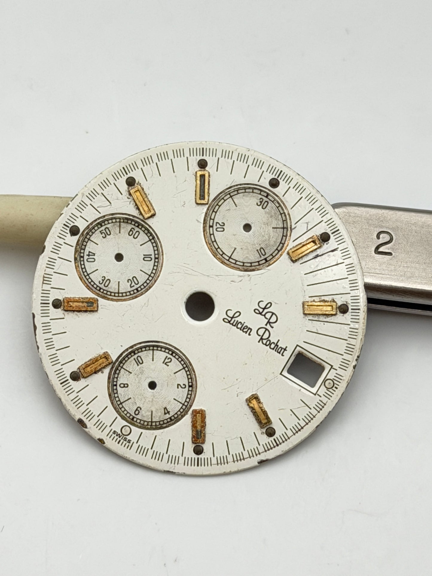 lucien rochat 29mm chrono 7750 dial quadrante