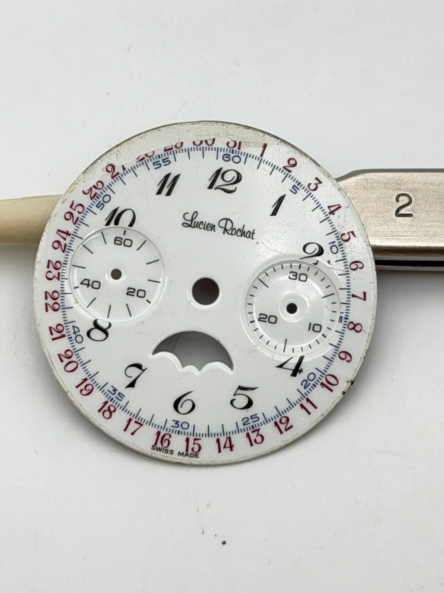 lucien rochat chrono 30.5mm dial quadrante