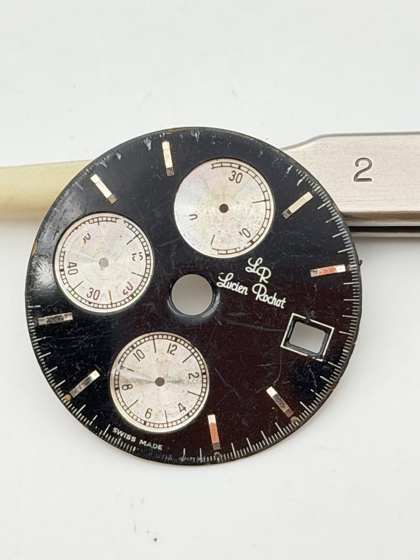 lucien rochat nero 7750 219.5mm dial quadrante