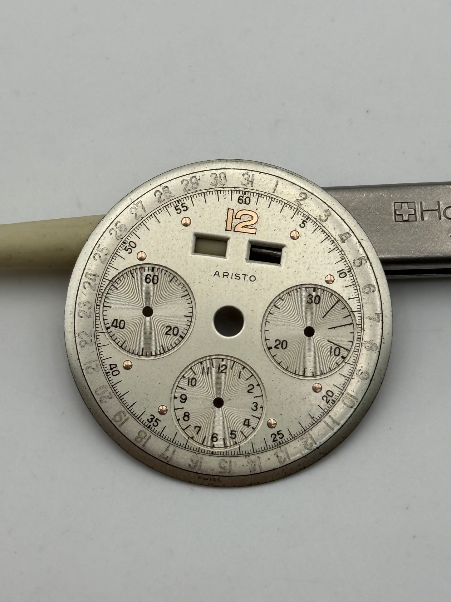 Aristo valjoux 72c 31,5mm dial quadrante