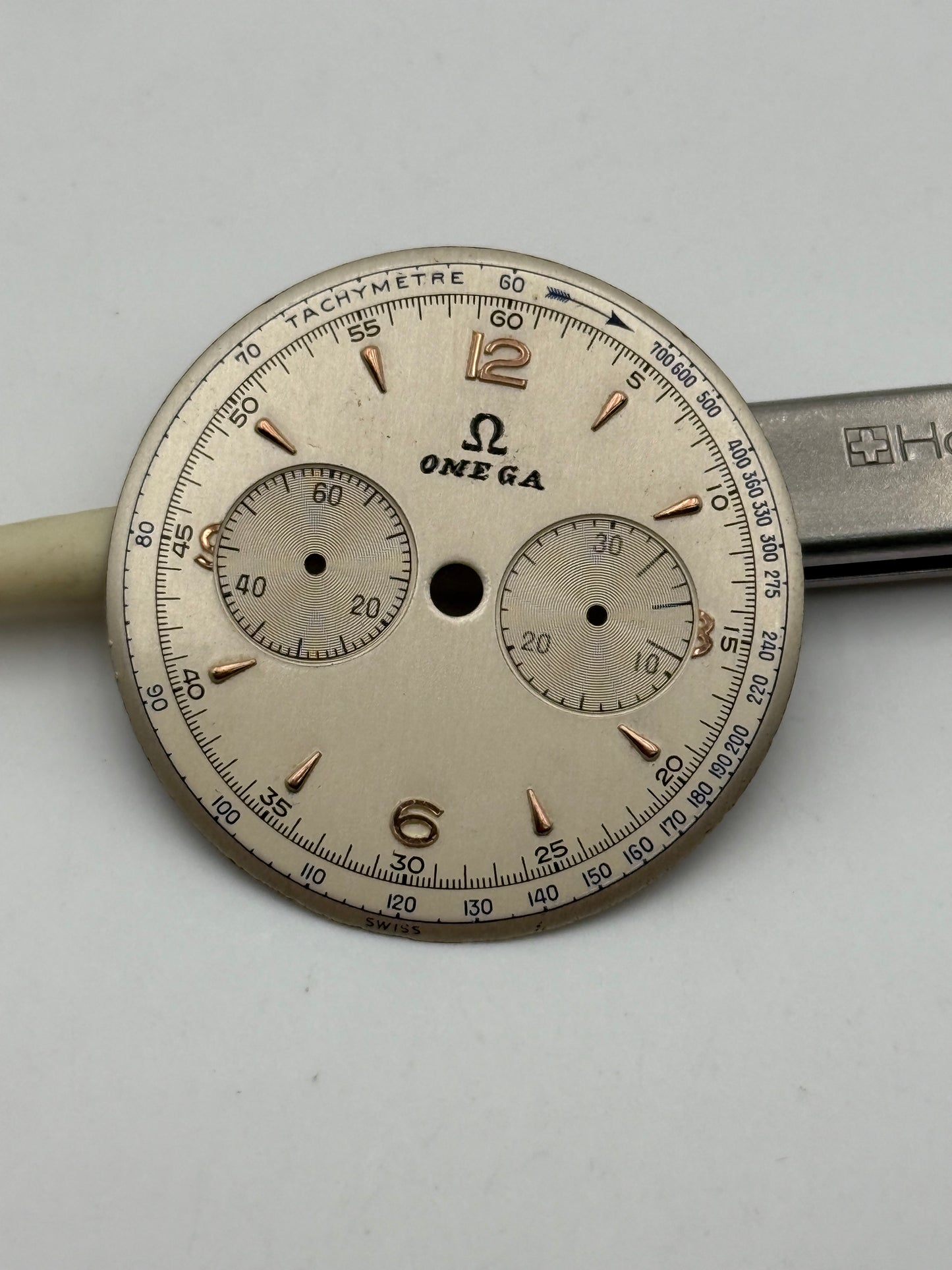 omega chrono 32,7mm dial quadrante