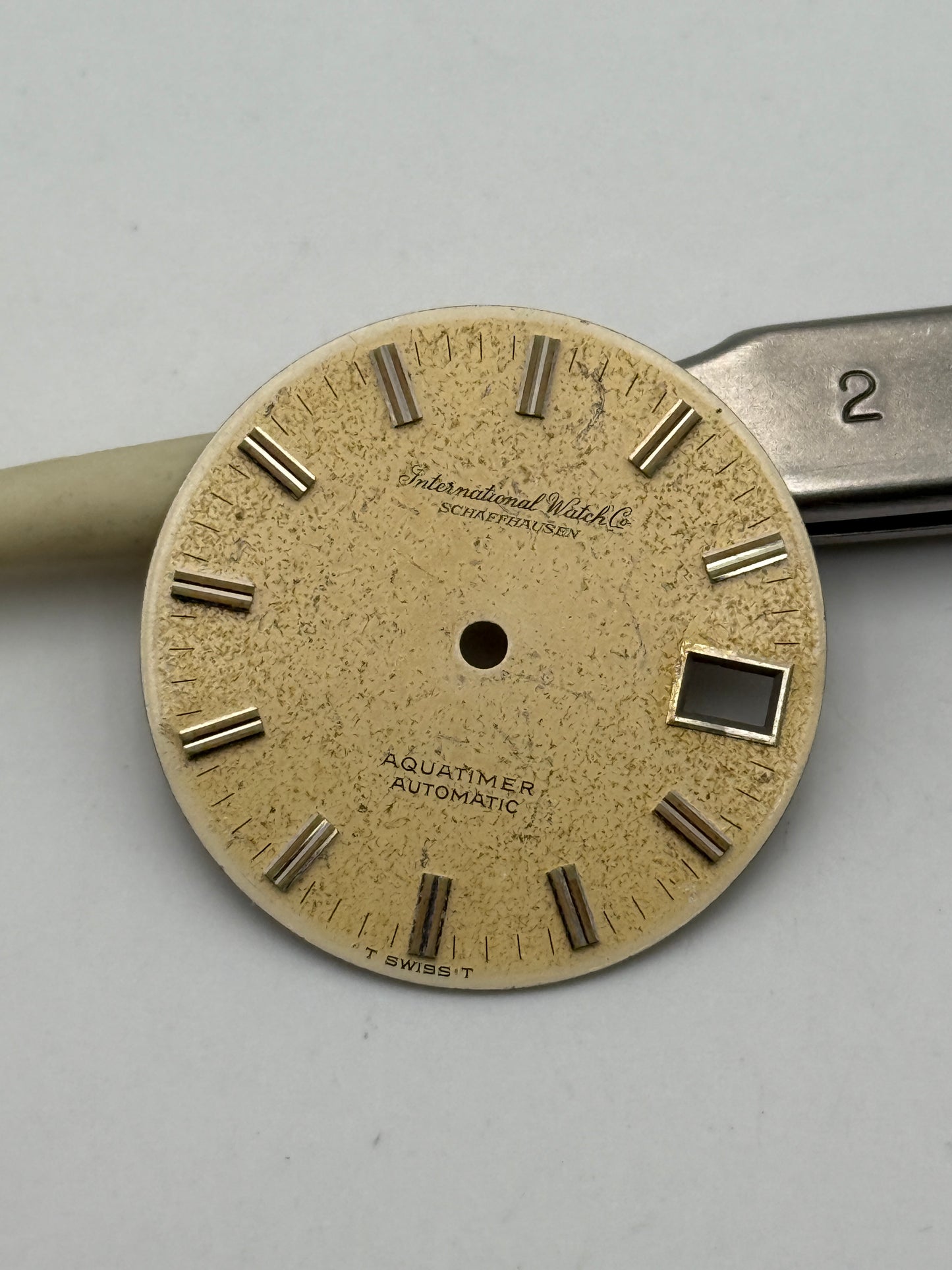 iwc aquatimer automatic 27,2mm dial quadrante