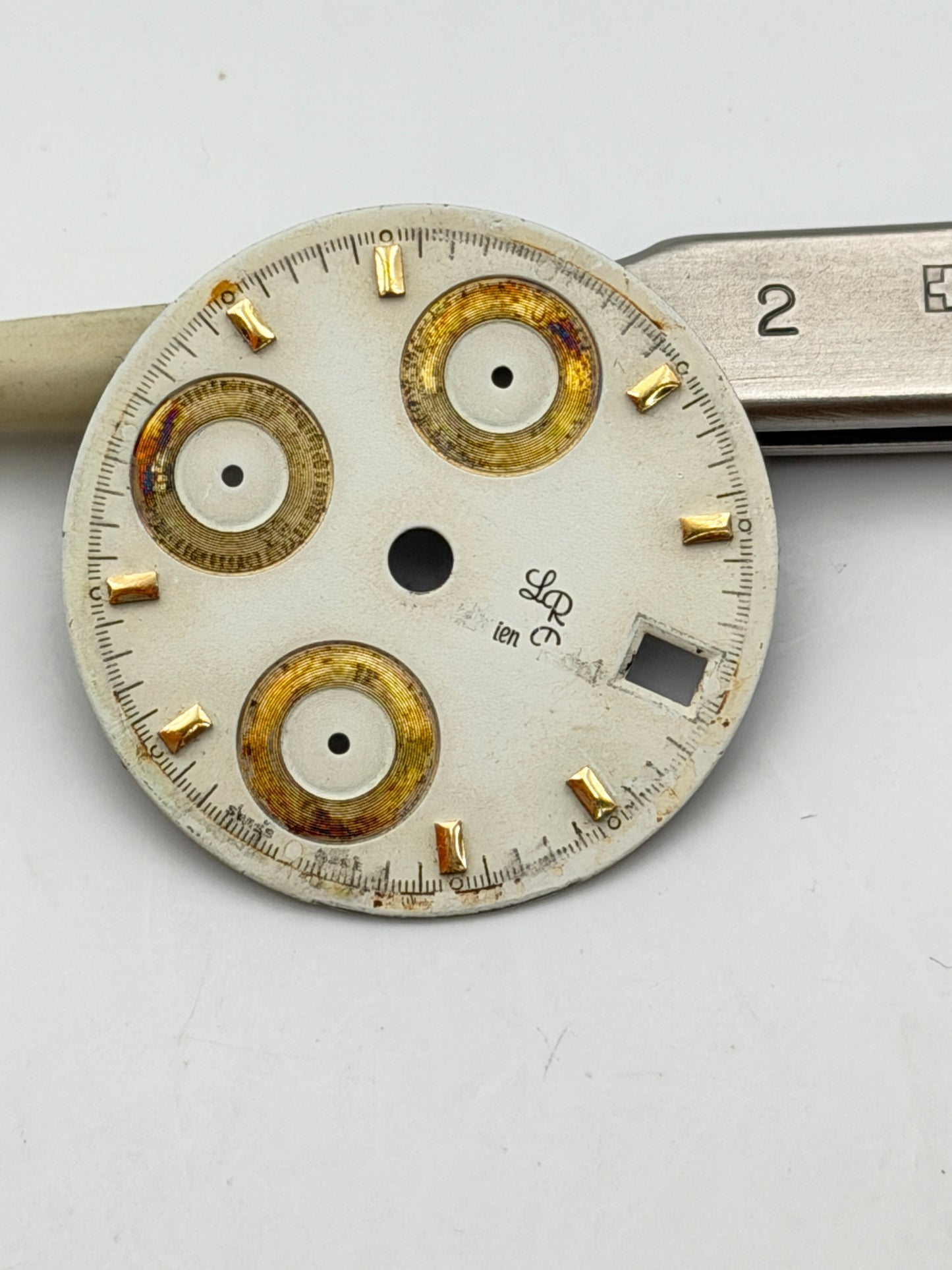 lucien rochat chrono 7750 28.5mm dial quadrante
