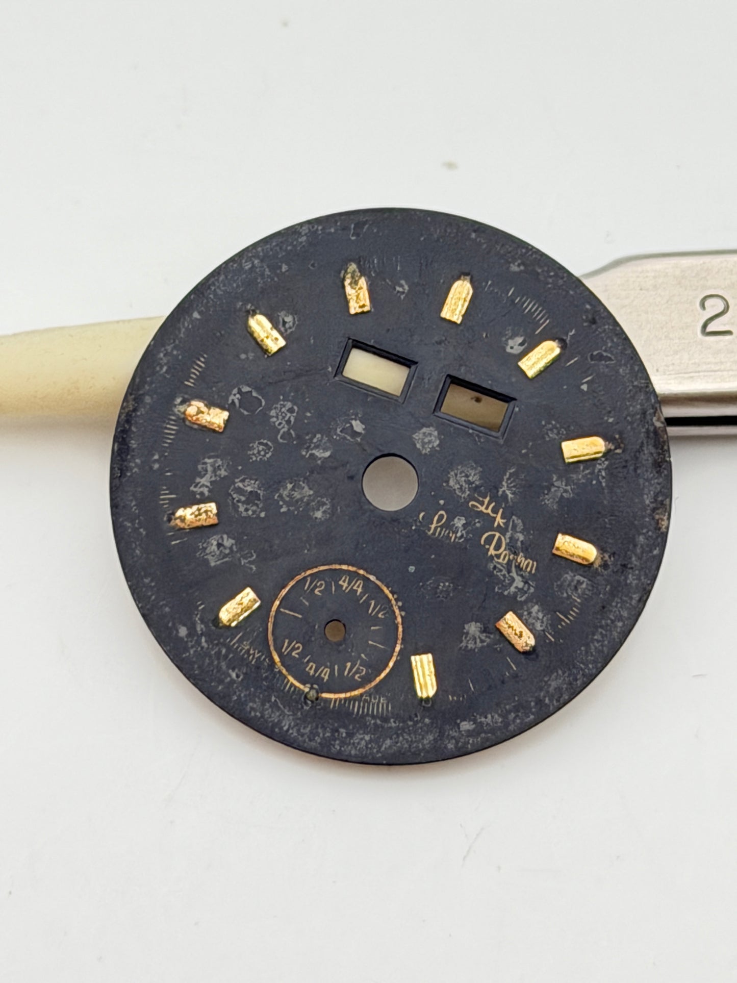 lucien rochat calendar 27.5mm dial quadrante