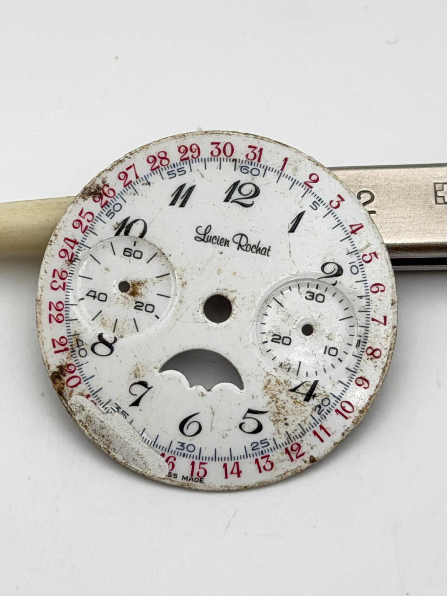 lucien rochat chrono 32mm dial quadrante