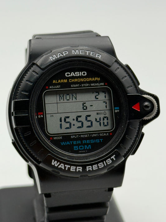 casio map meter first series vintage ref.693 map-100  japan