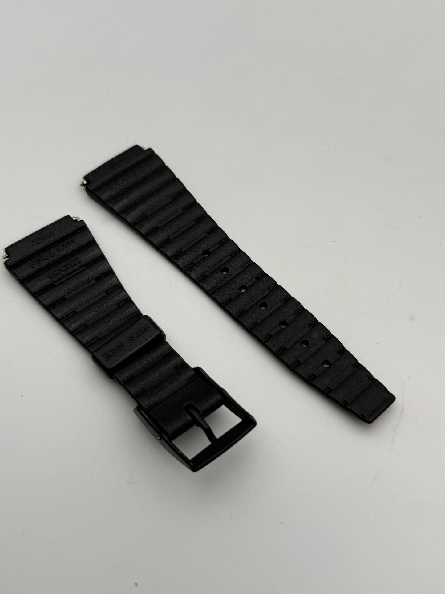 buler tropic sport 20mm cinturino strap vintage