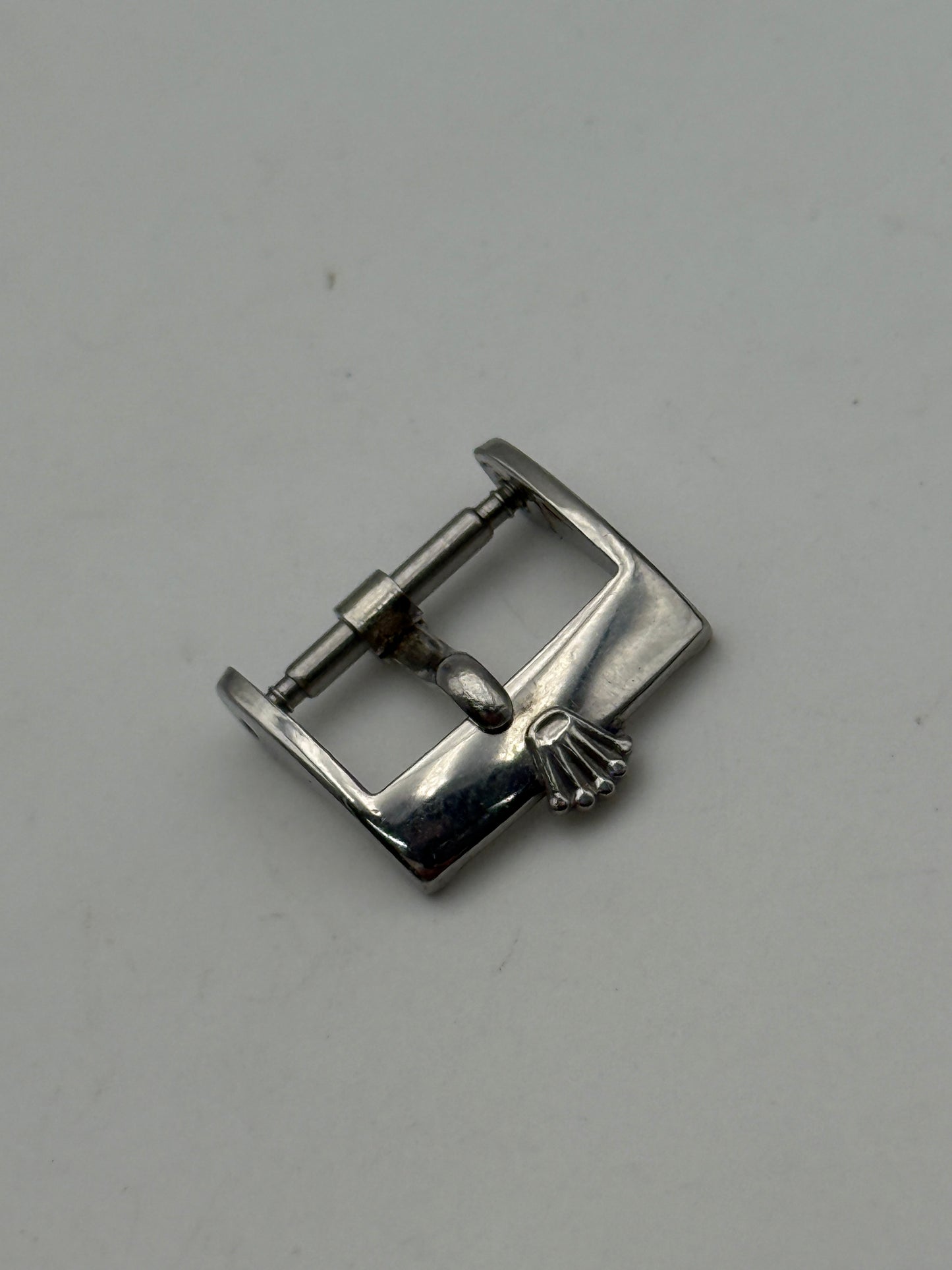 rolex fibbia buckle vintage steel 14mm