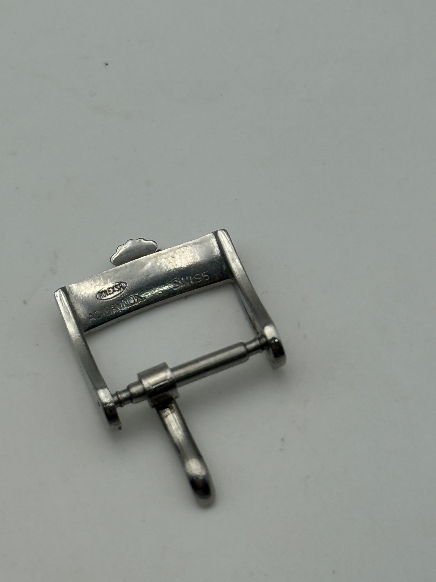 rolex fibbia buckle vintage steel 14mm