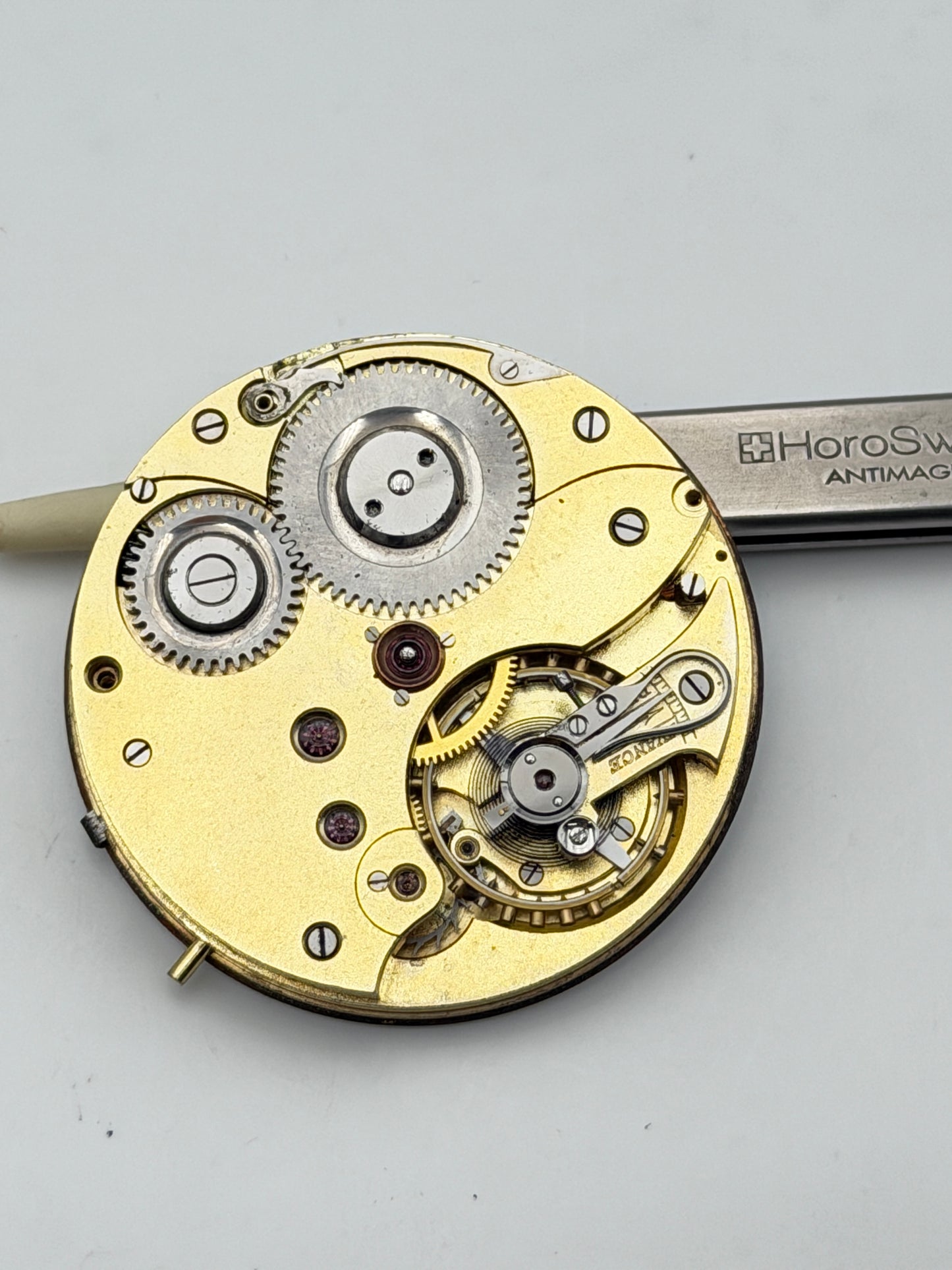 anonimo 41mm collo di cigno pocket watch movement movimento rare