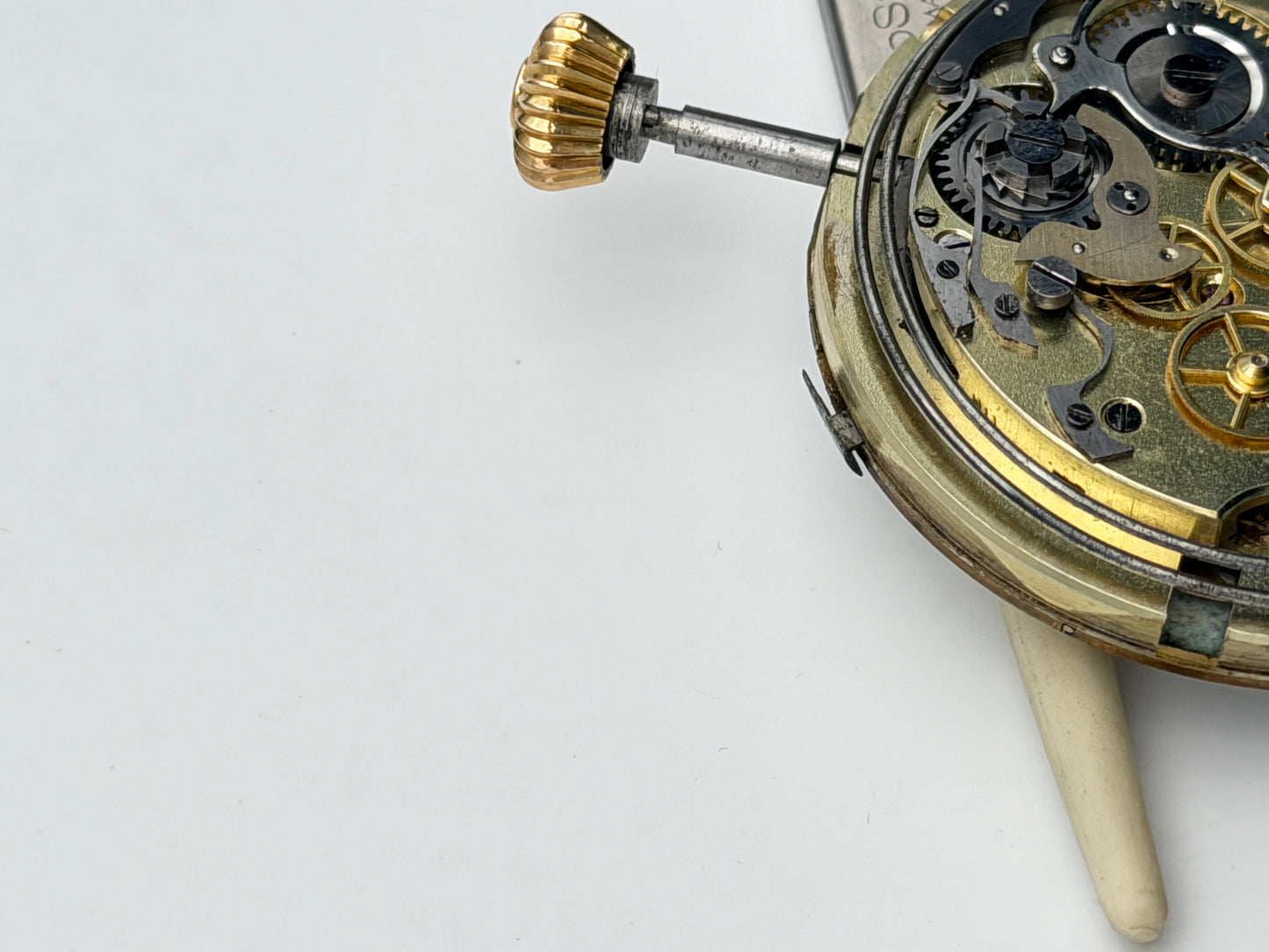 ripetizione ore minuti e quarti chrono 49.5mm repetition minute repeater pocket watch movement movimento