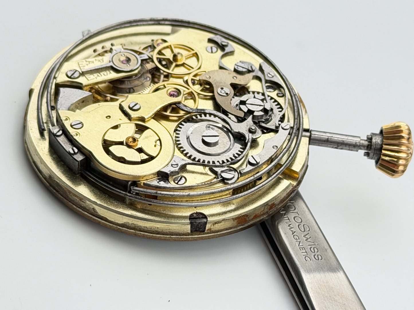 ripetizione ore minuti e quarti chrono 49.5mm repetition minute repeater pocket watch movement movimento