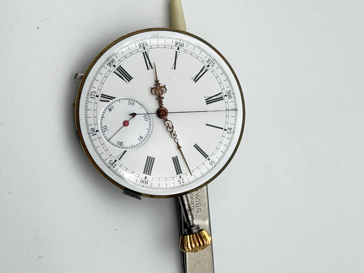 ripetizione ore minuti e quarti chrono 49.5mm repetition minute repeater pocket watch movement movimento
