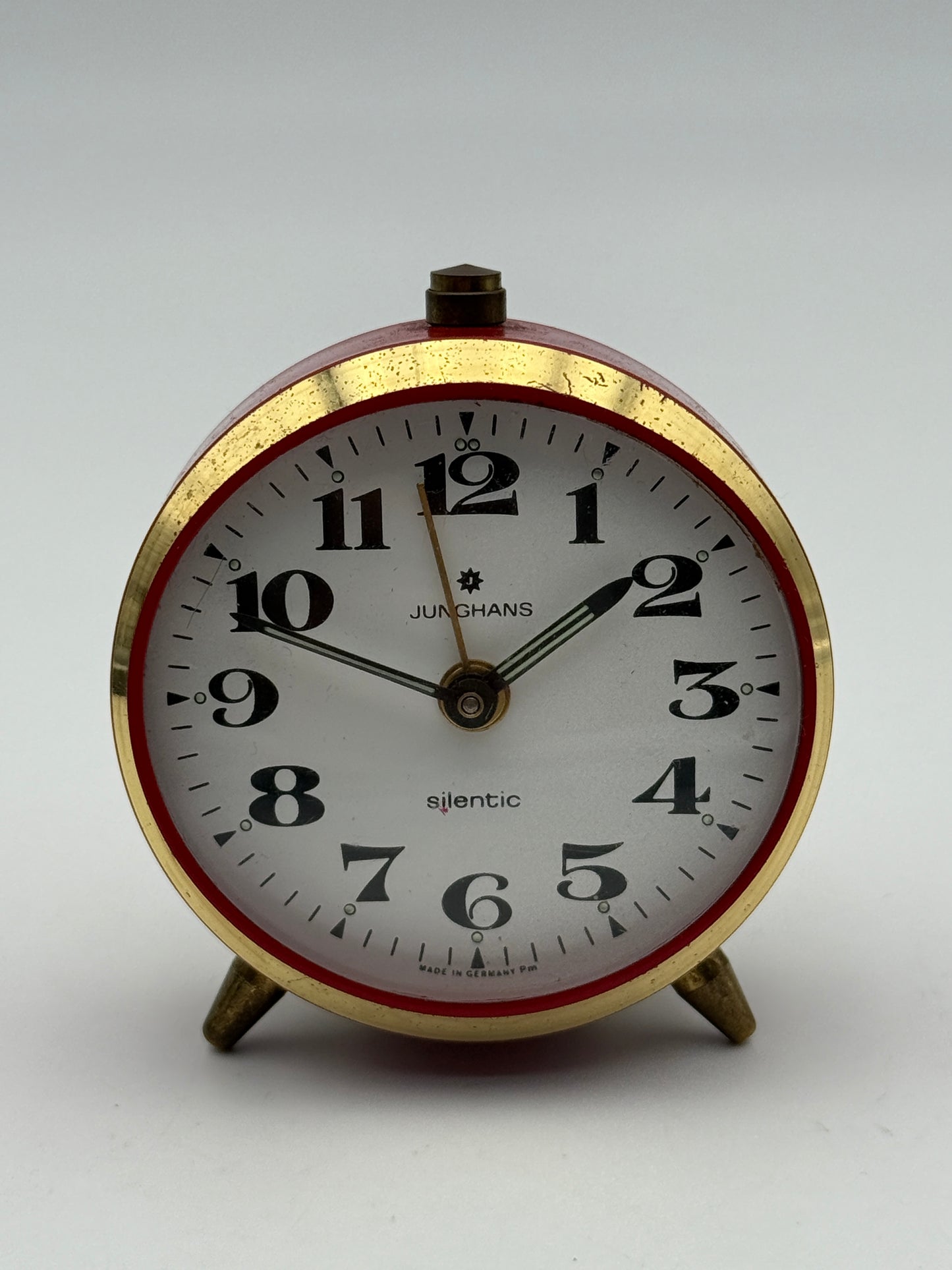 junghans silentic table clock vintage alarm sveglia