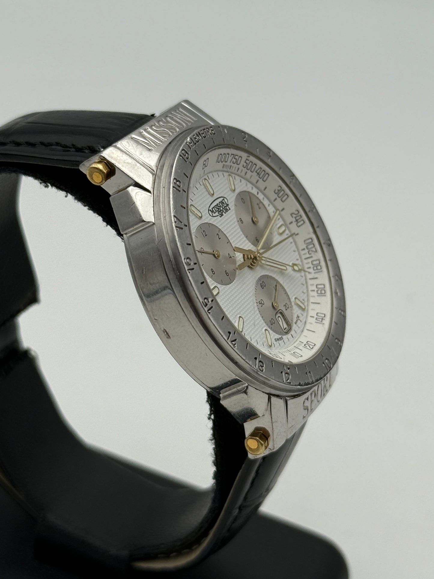 missono sport swiss made chronograph eta 251 chrono 313003 39mm