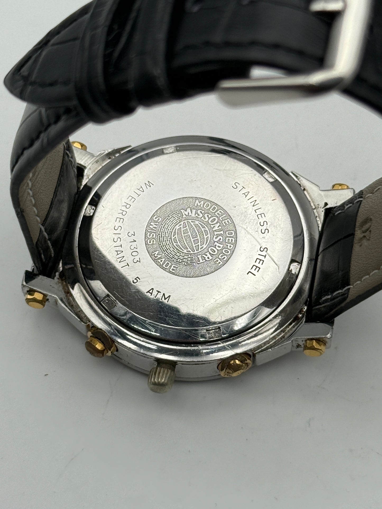 missono sport swiss made chronograph eta 251 chrono 313003 39mm