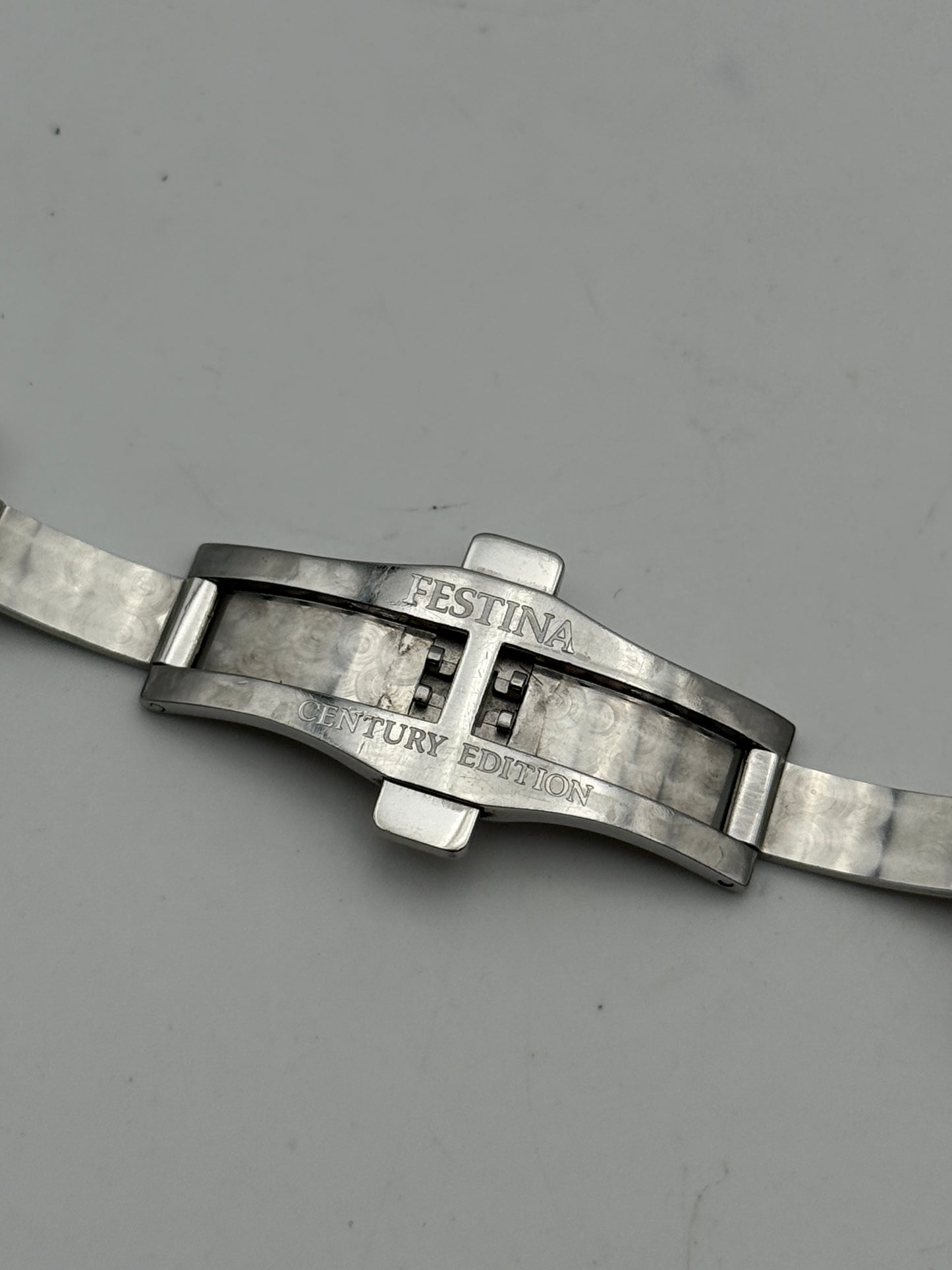 festina century edition limited 20mm automatic world time bracciale bracelet
