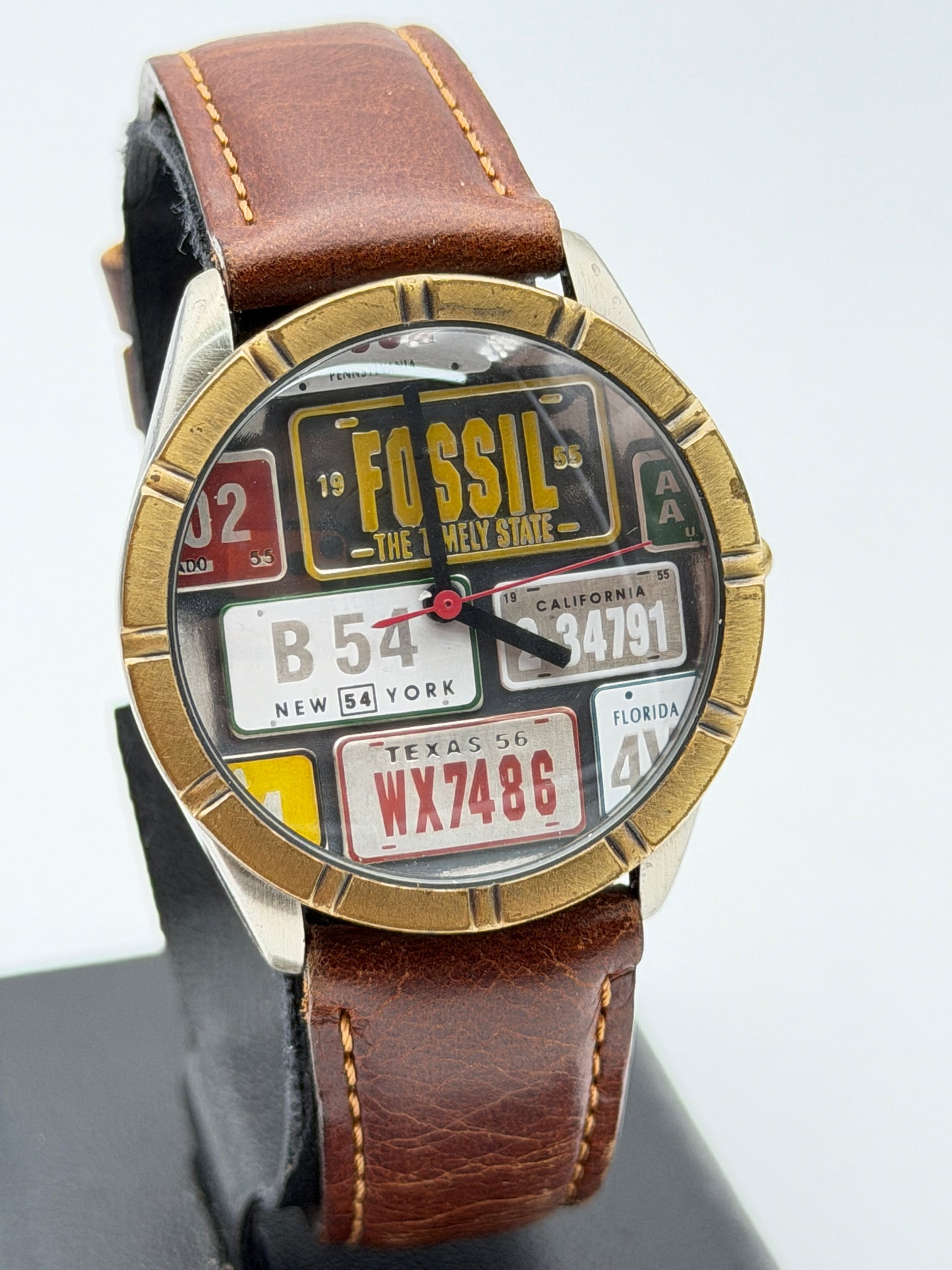 fossil road trip collection jr-7630 watch vintage collector