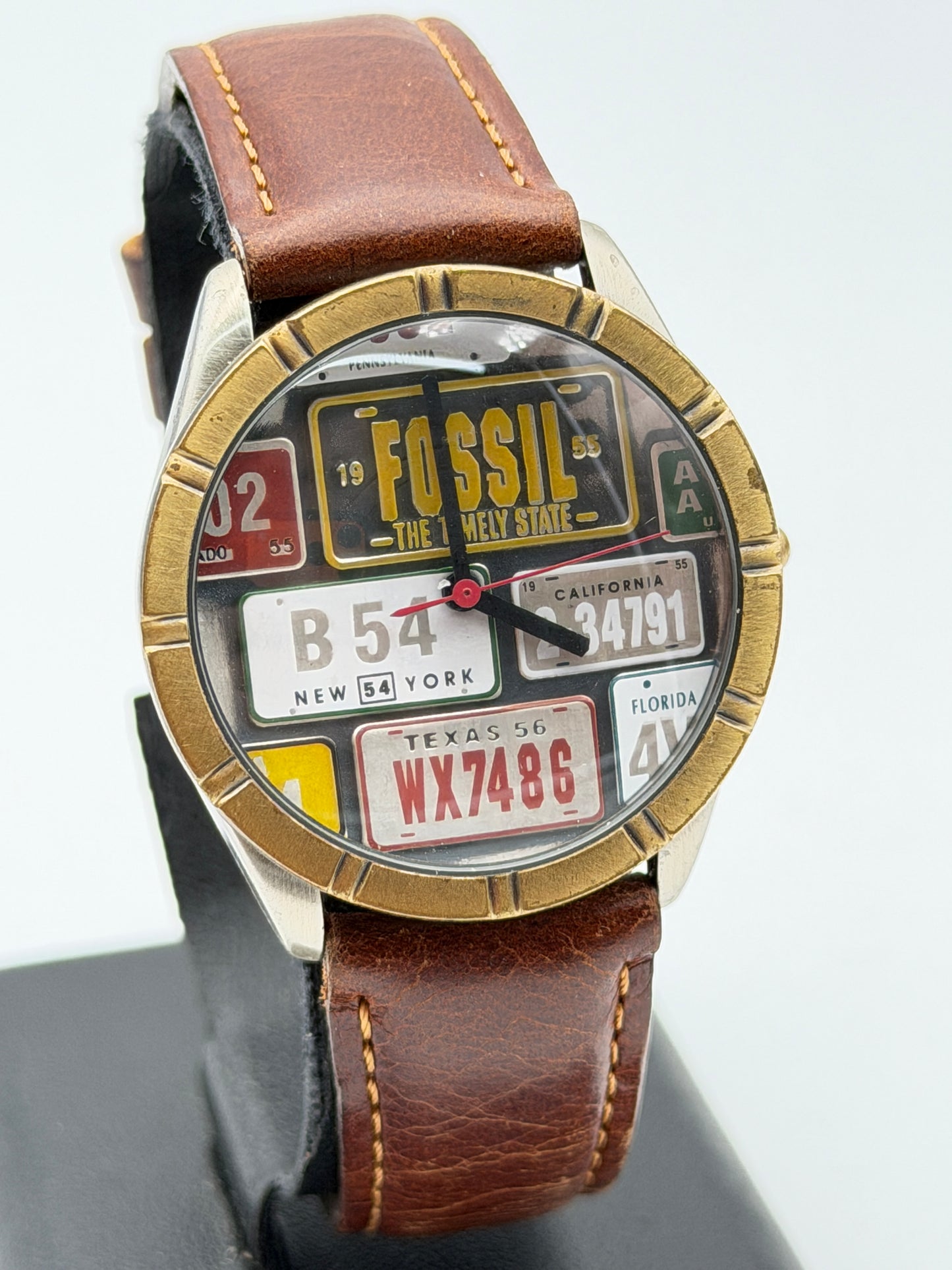 fossil road trip collection jr-7630 watch vintage collector