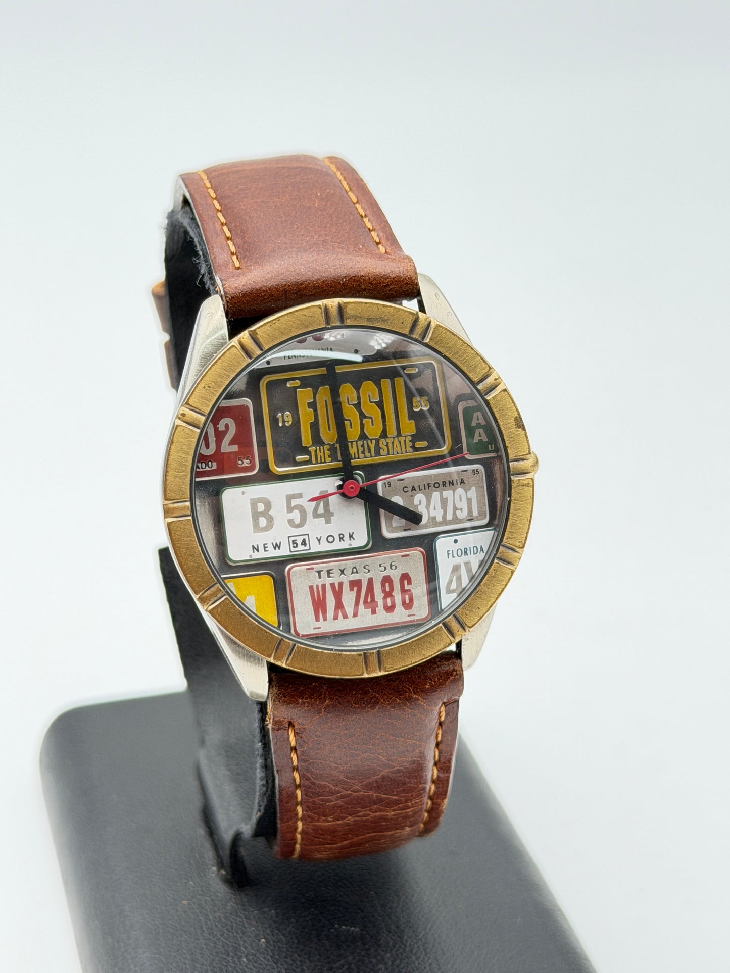 fossil road trip collection jr-7630 watch vintage collector