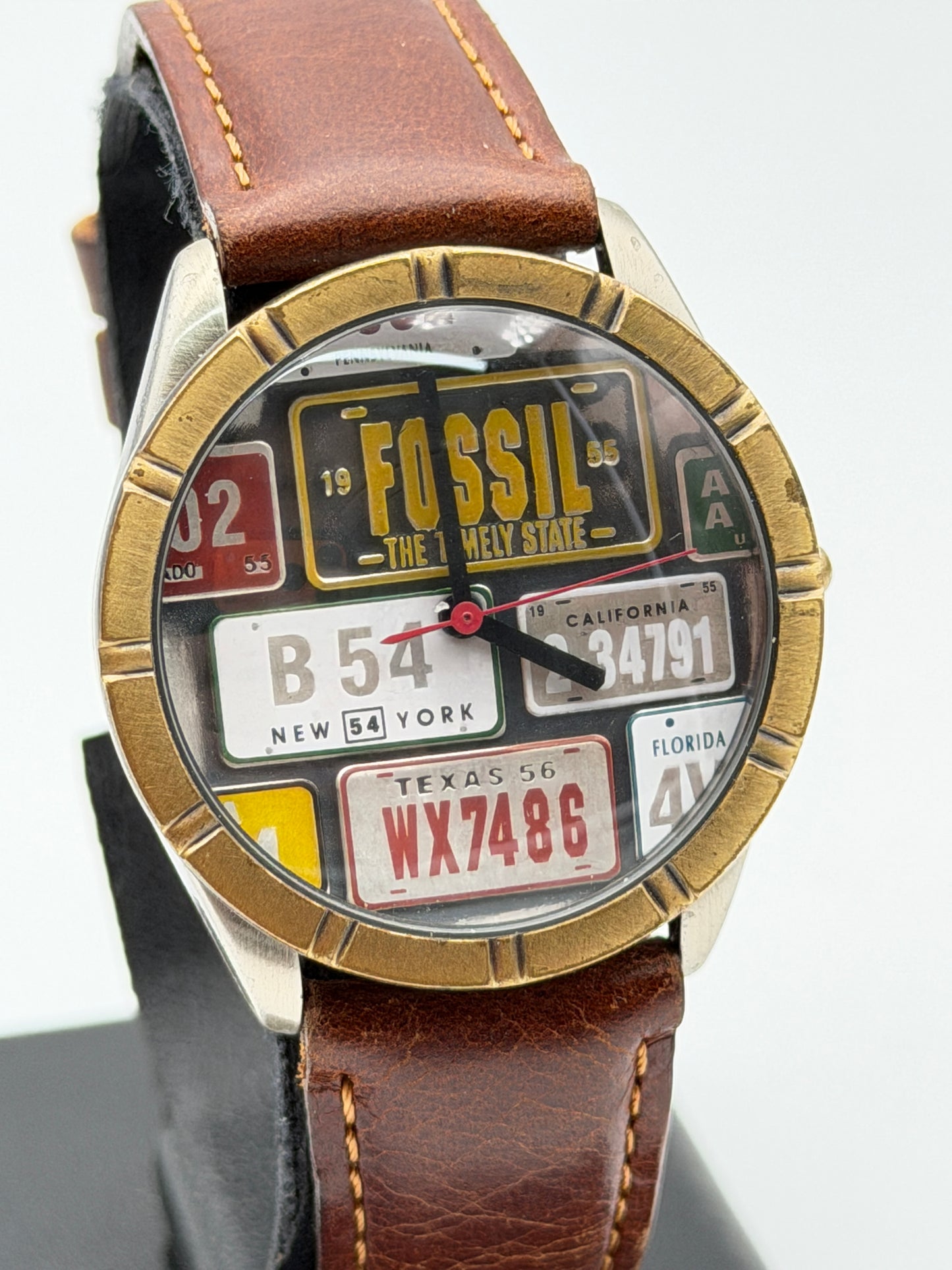 fossil road trip collection jr-7630 watch vintage collector