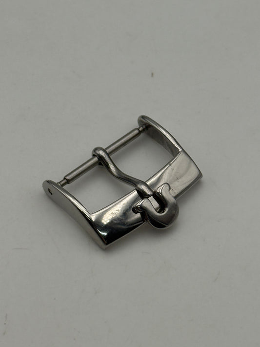 omega 18mm fibbia buckle steel swiss vintage