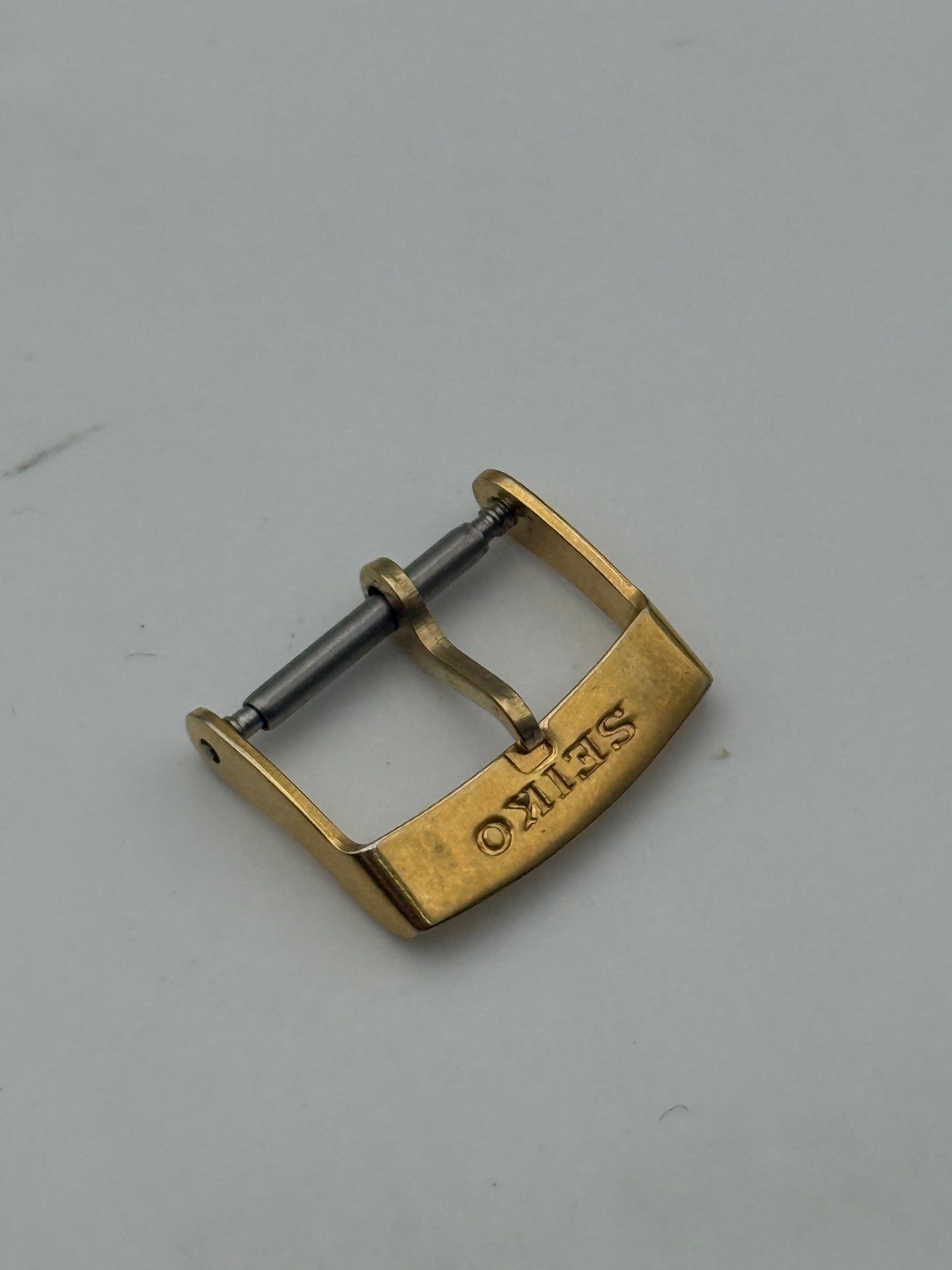 seiko 16mm fibbia buckle gold plated vintage