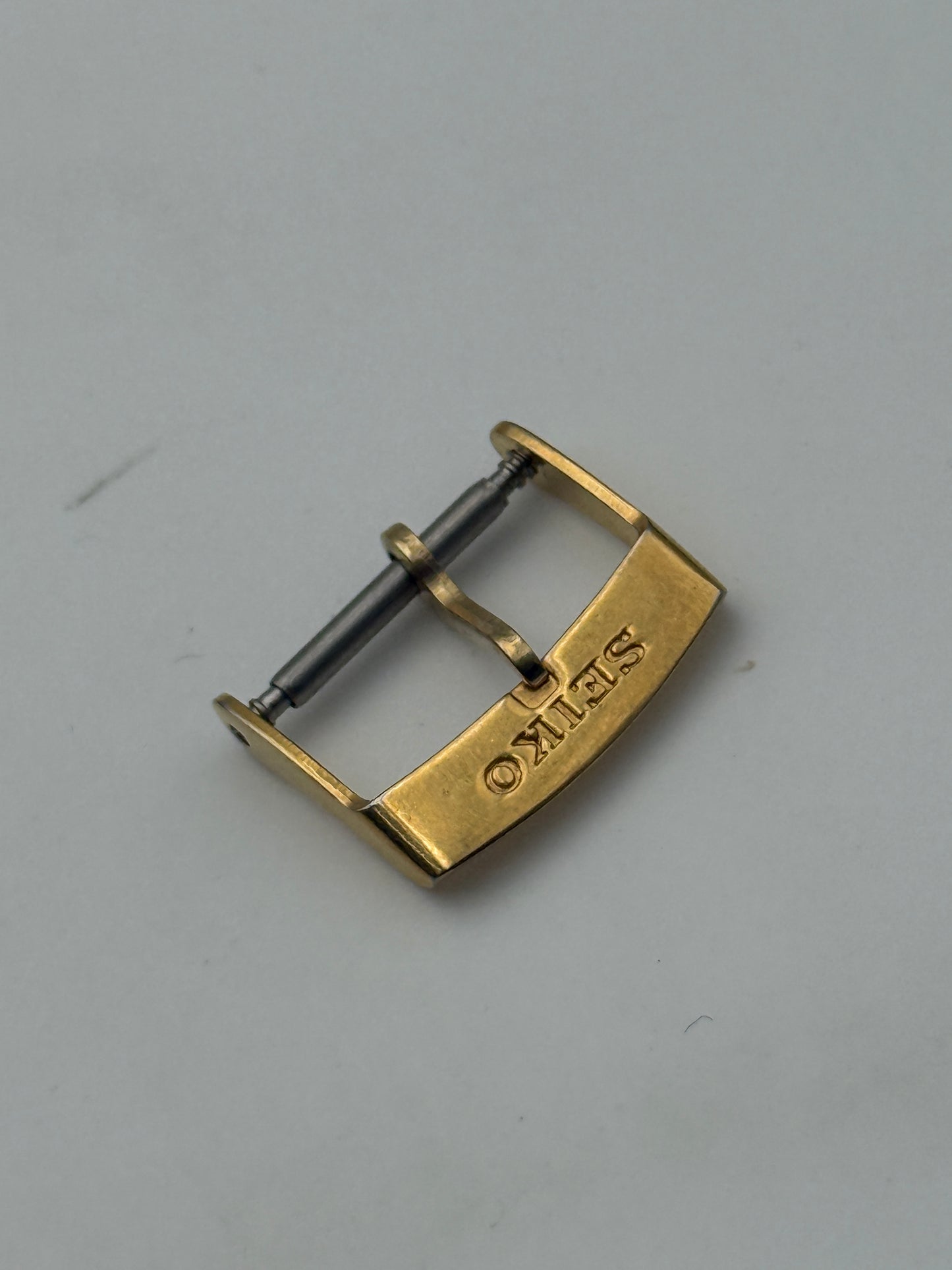 seiko 16mm fibbia buckle gold plated vintage