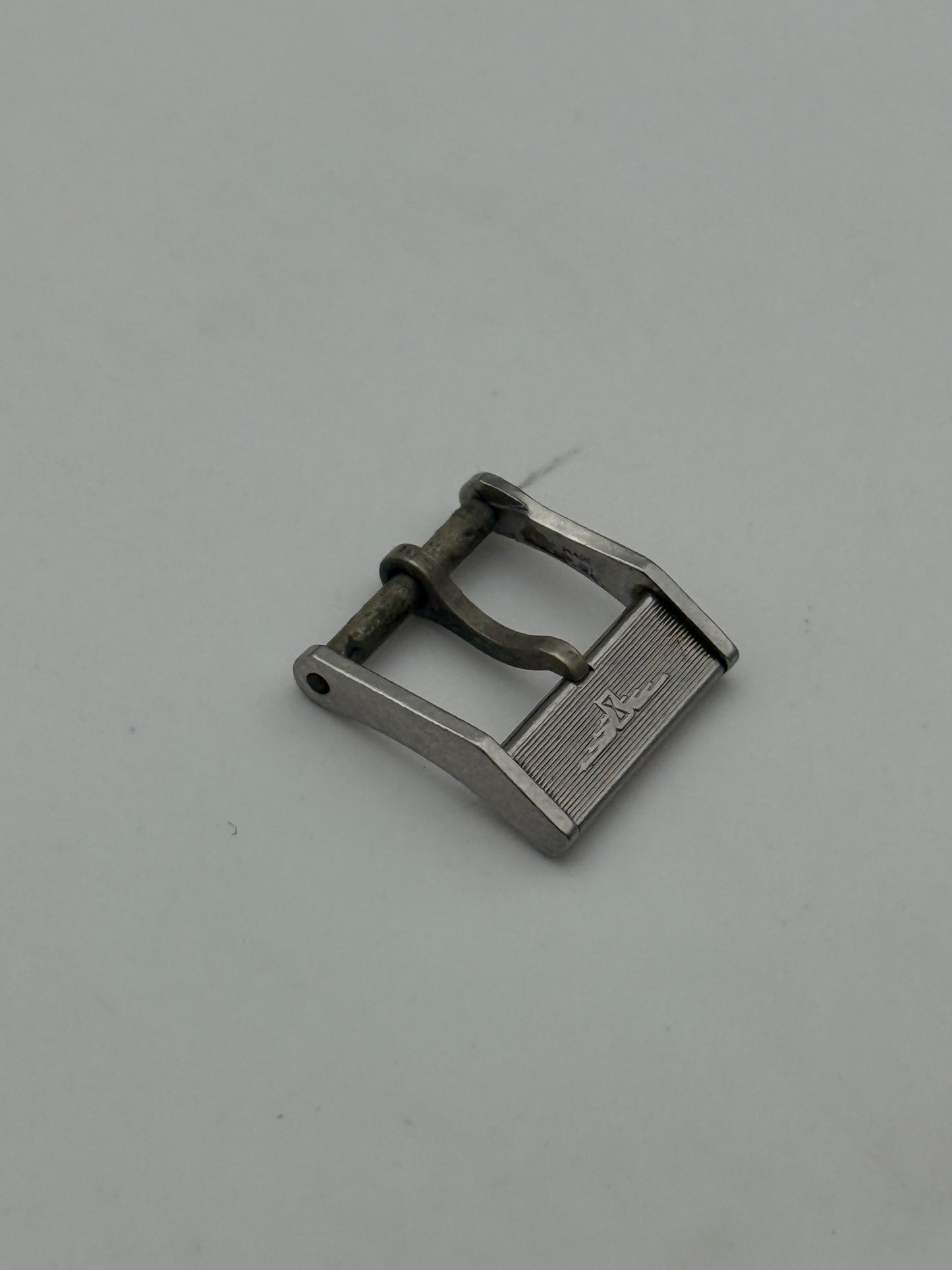 longines 12mm fibbia buckle steel vintage