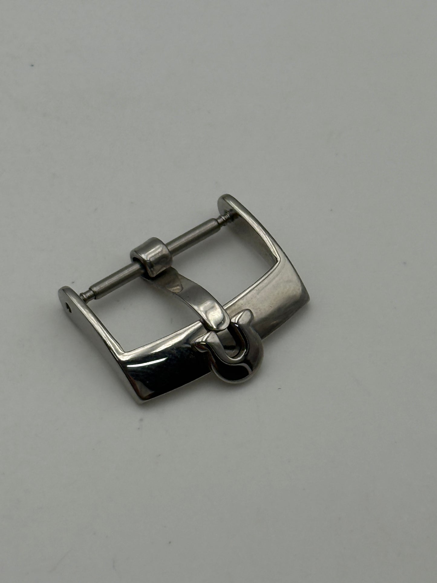 omega 18mm fibbia buckle vintage swiss steel