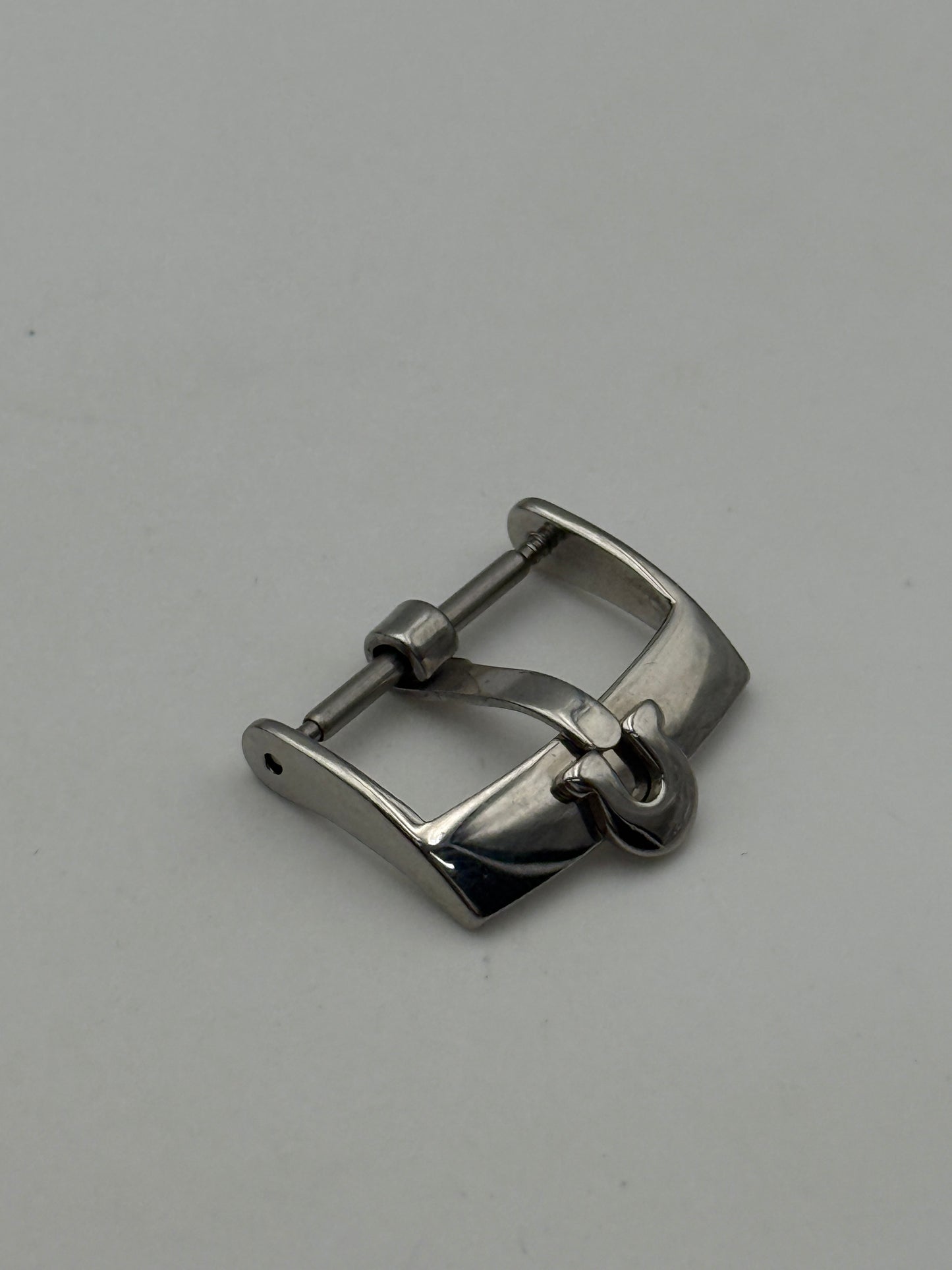 omega 18mm fibbia buckle vintage swiss steel