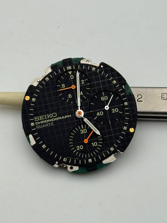 seiko 7a28a chrono vintage movement movimento
