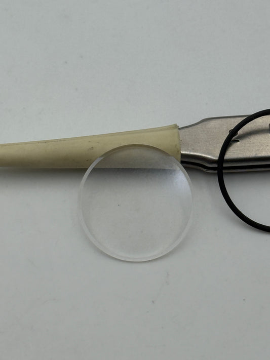 cartier vetro tank 18.8mm glass original sapphire