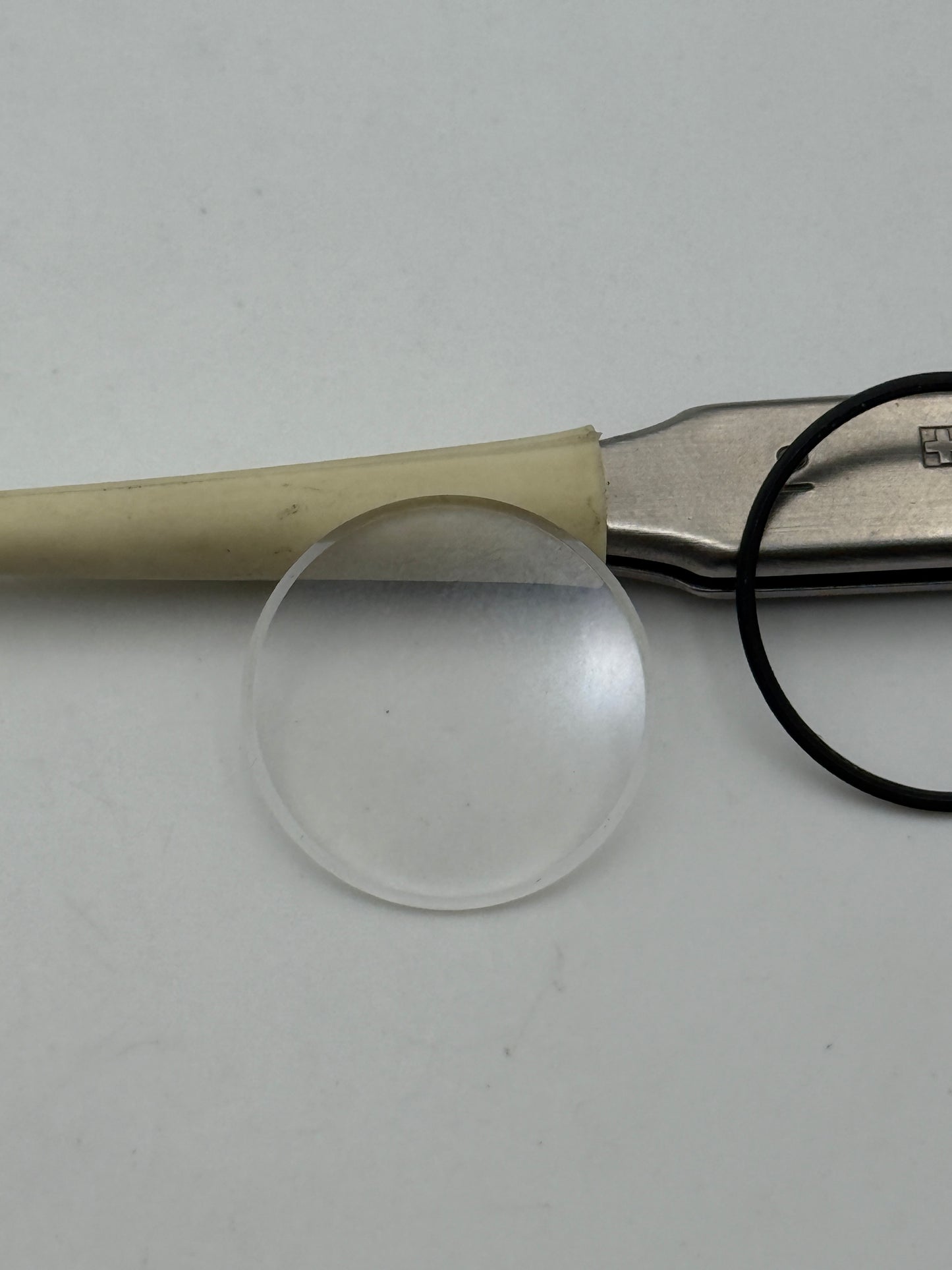 cartier vetro tank 18.8mm glass original sapphire