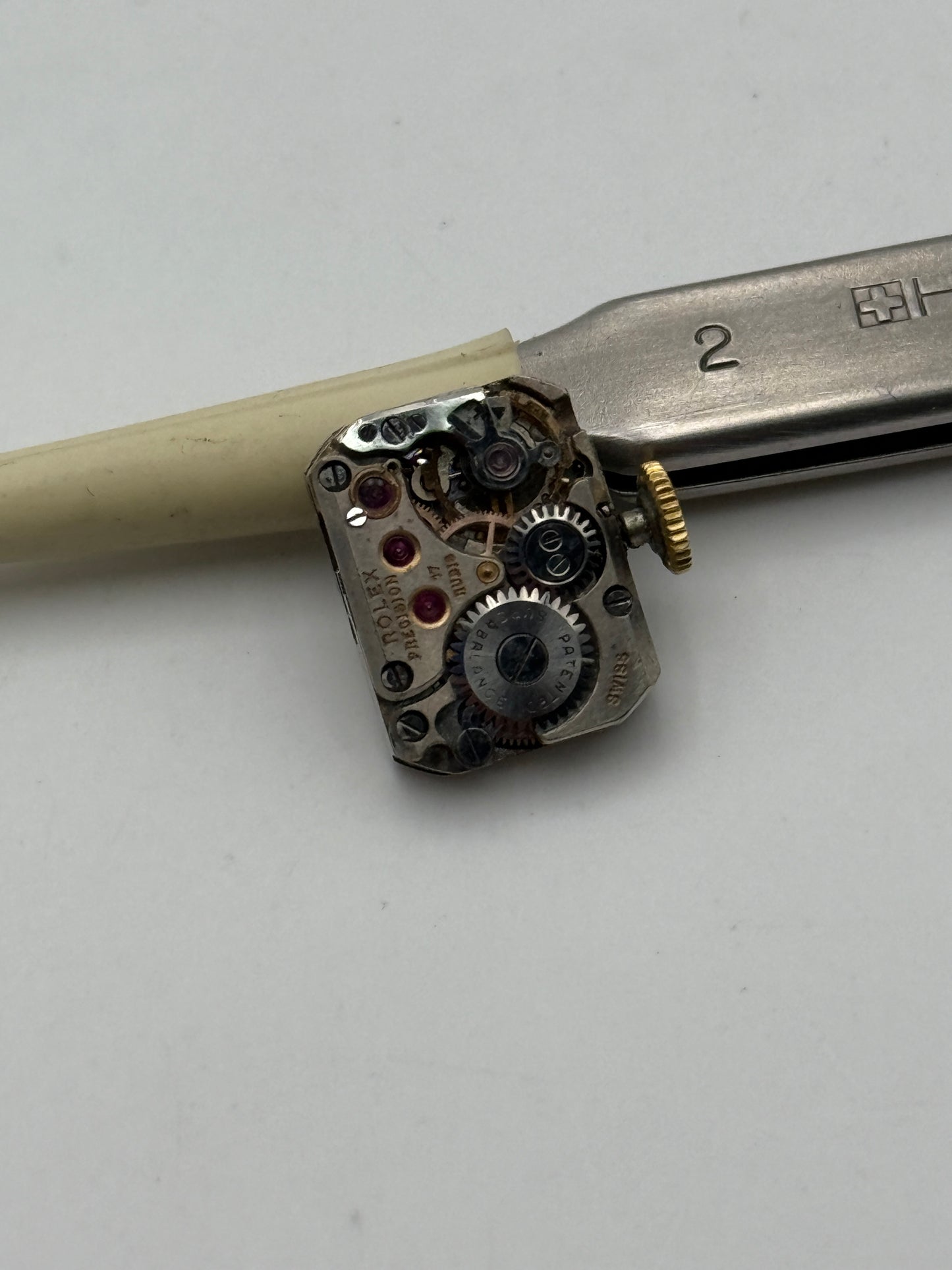 rolex patented 17 rubis super balance movement movimento rare vintage