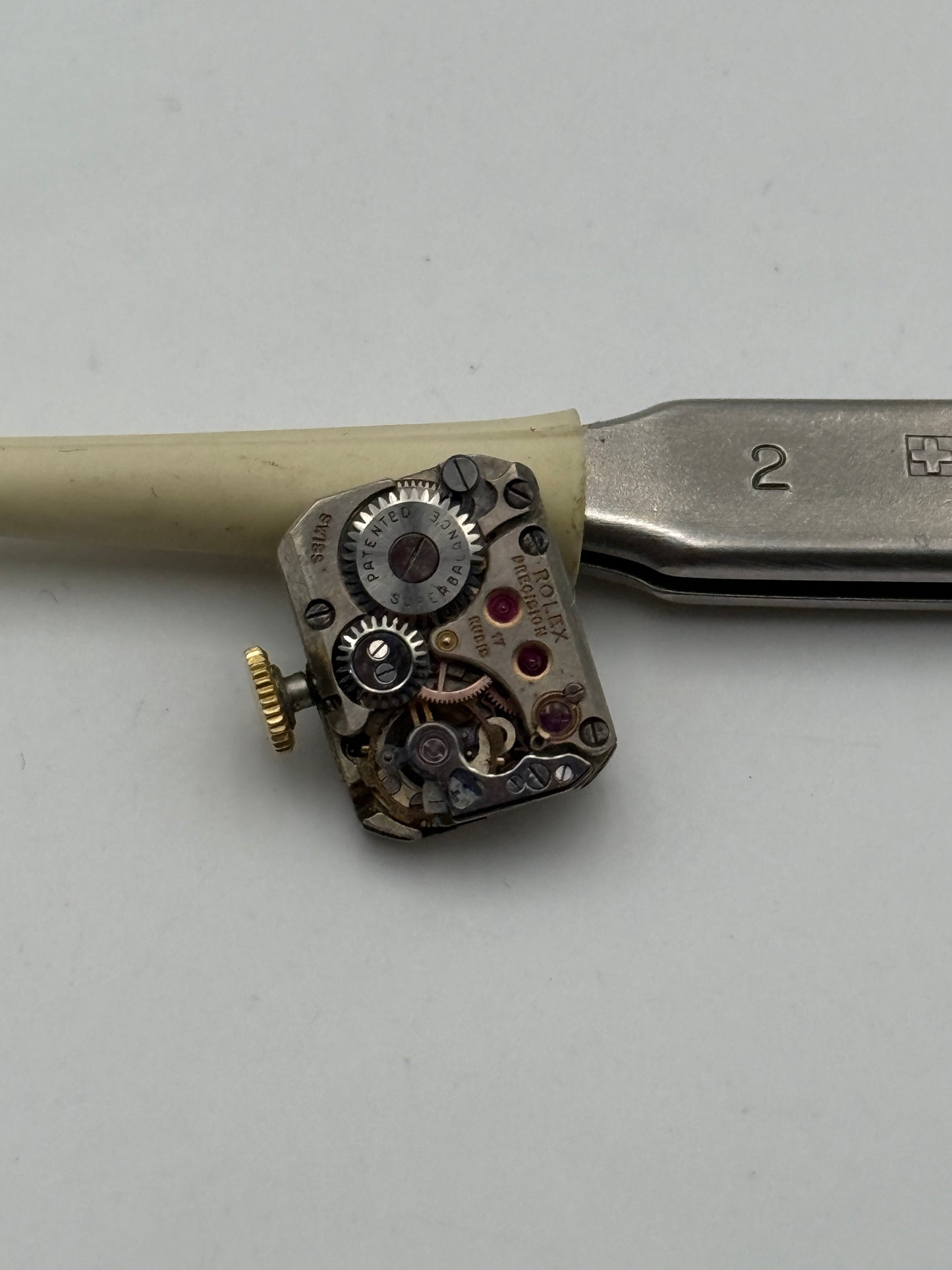 rolex patented 17 rubis super balance movement movimento rare vintage