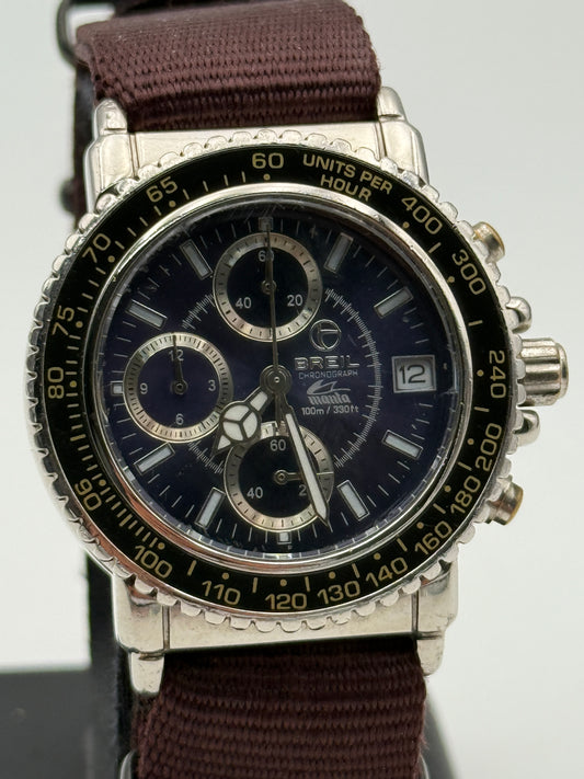 breil manta 100m 330ft chronograph first series quartz vo42