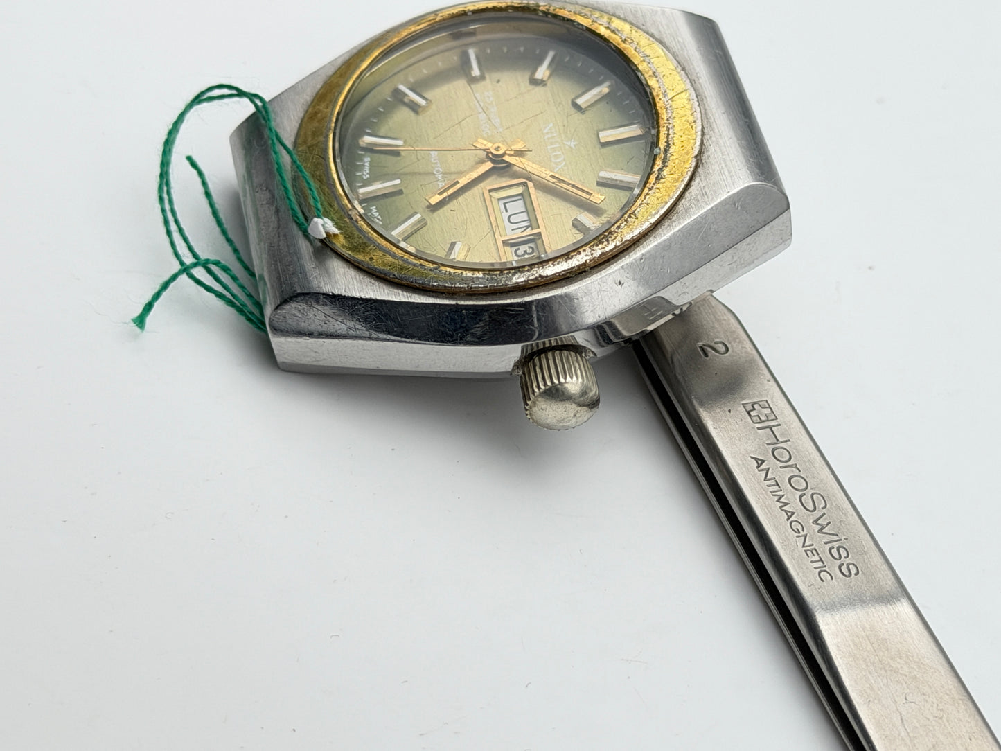 nulox 38mm automatic watch vintage