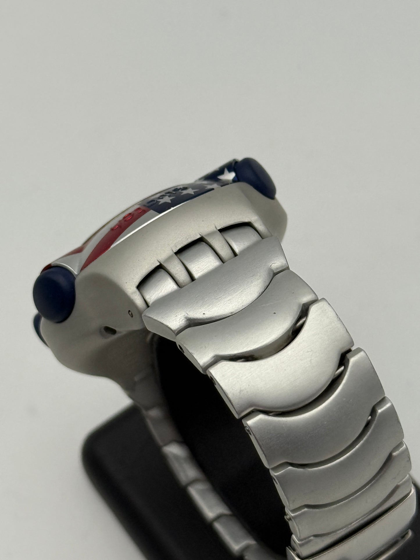 swatch american u.s.a. united states of america usa beat aluminium 47mm