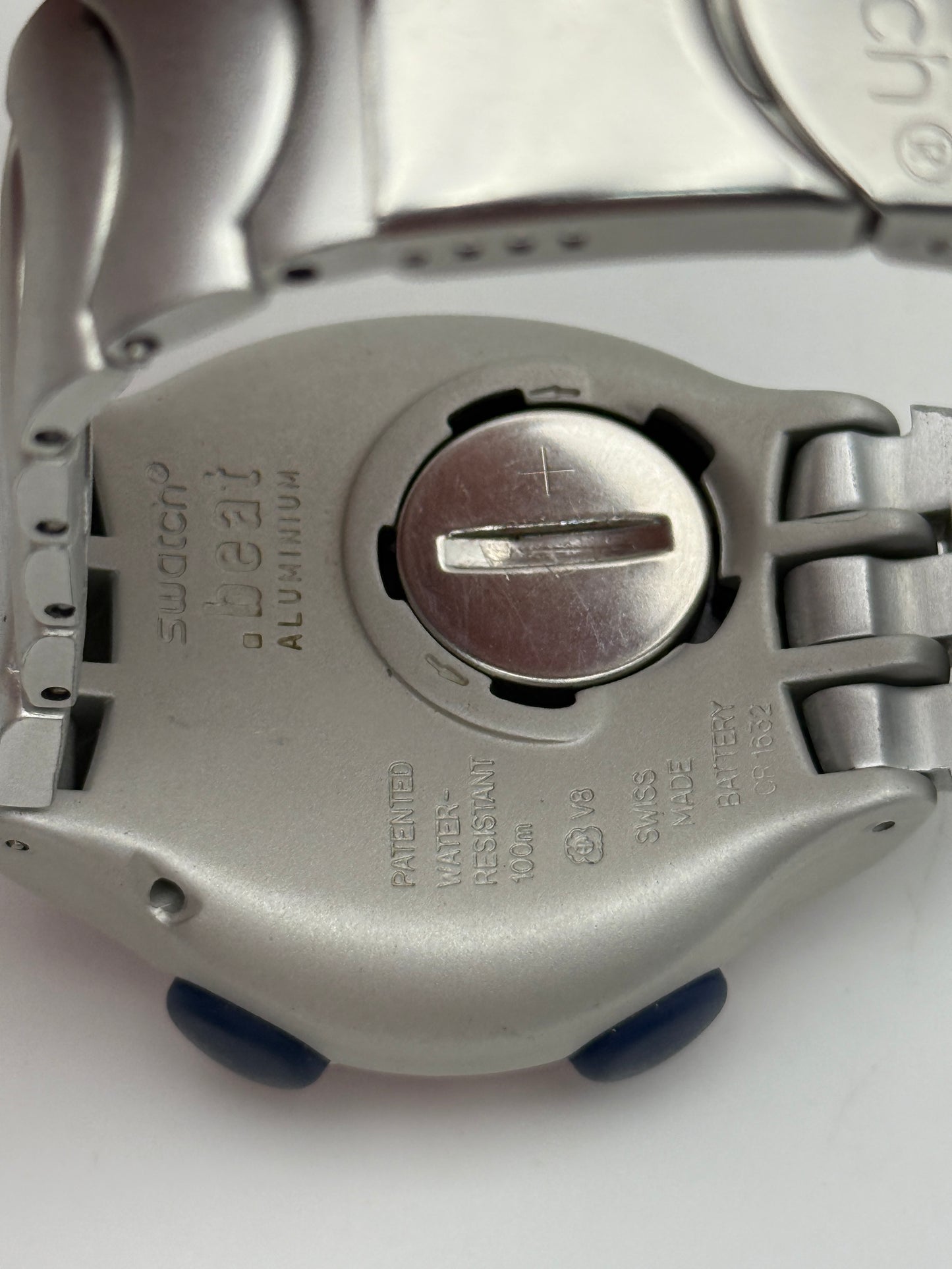 swatch american u.s.a. united states of america usa beat aluminium 47mm