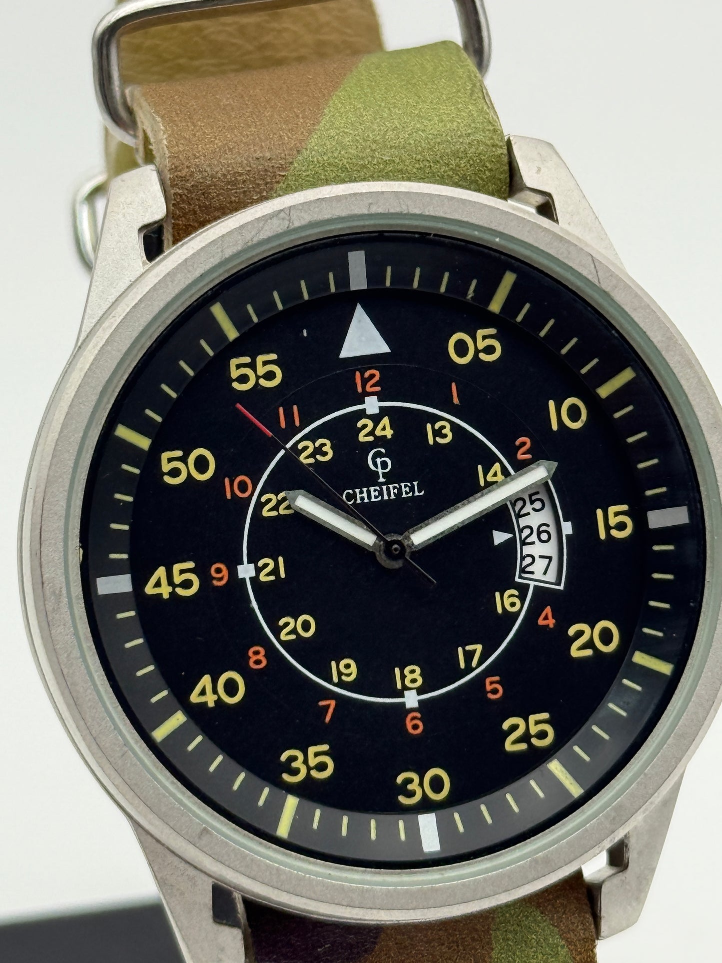 chifel military watch style militare 45mm