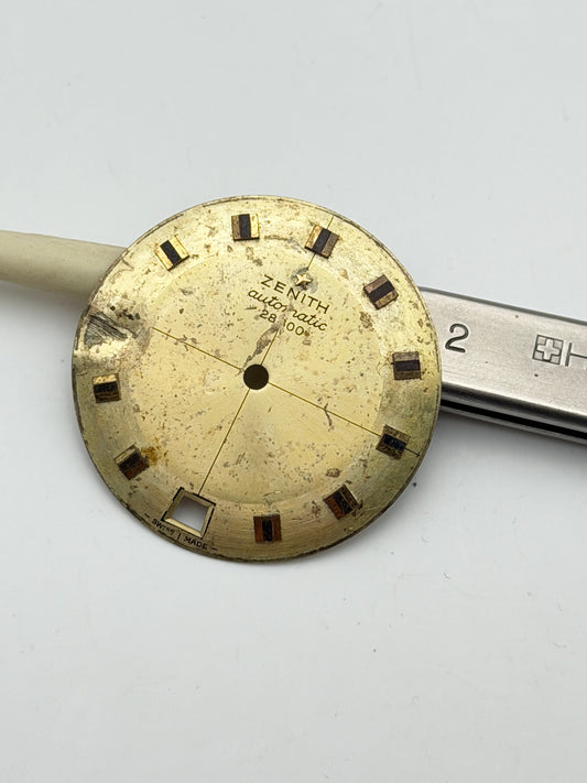 zenith automatic 28800 28.5mm dial quadrante