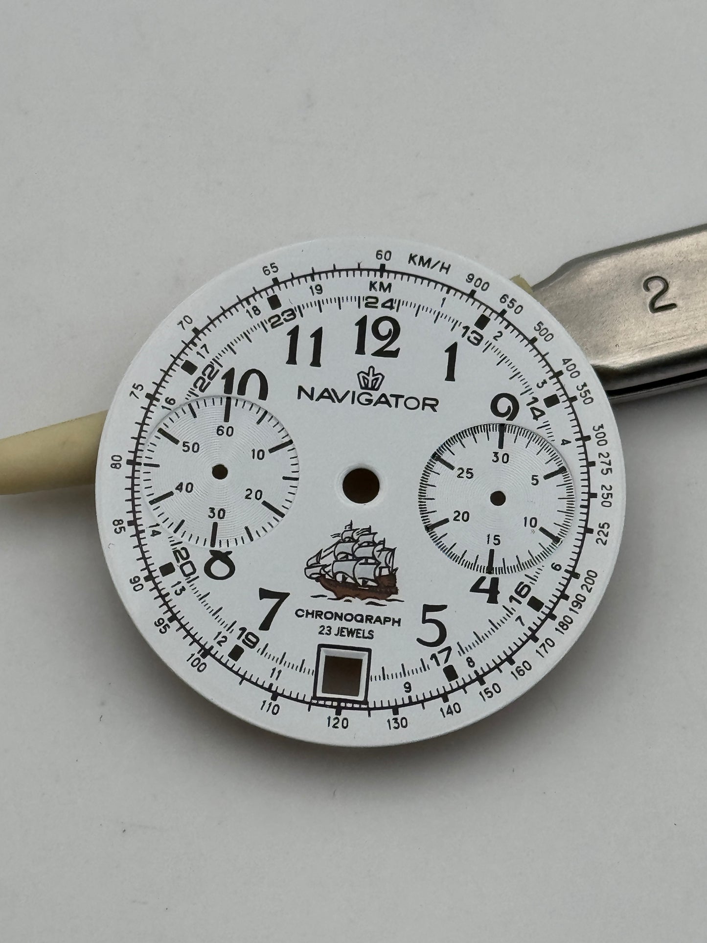 Poljot navigator 3133 chrono dial quadrante