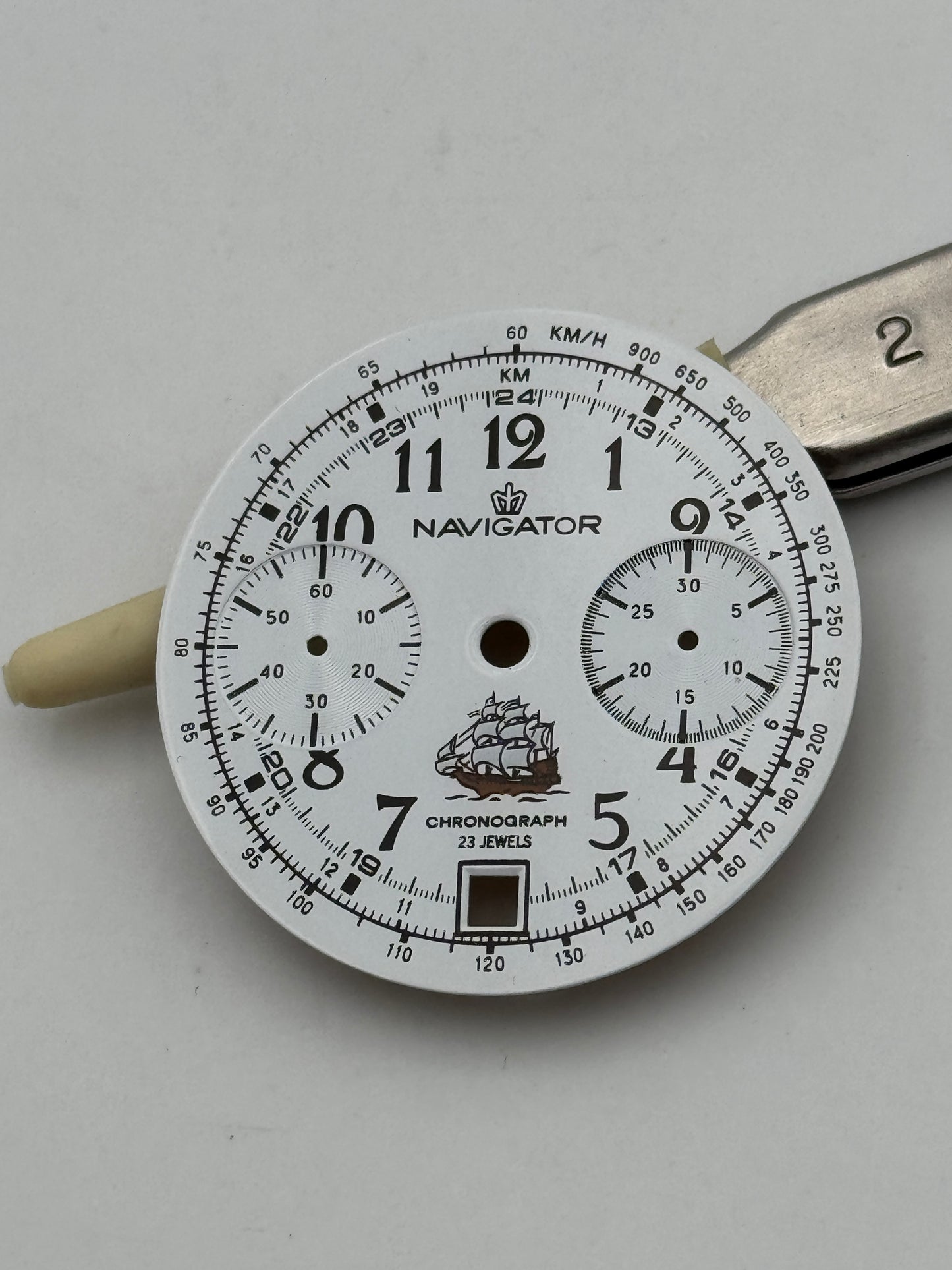 Poljot navigator 3133 chrono dial quadrante