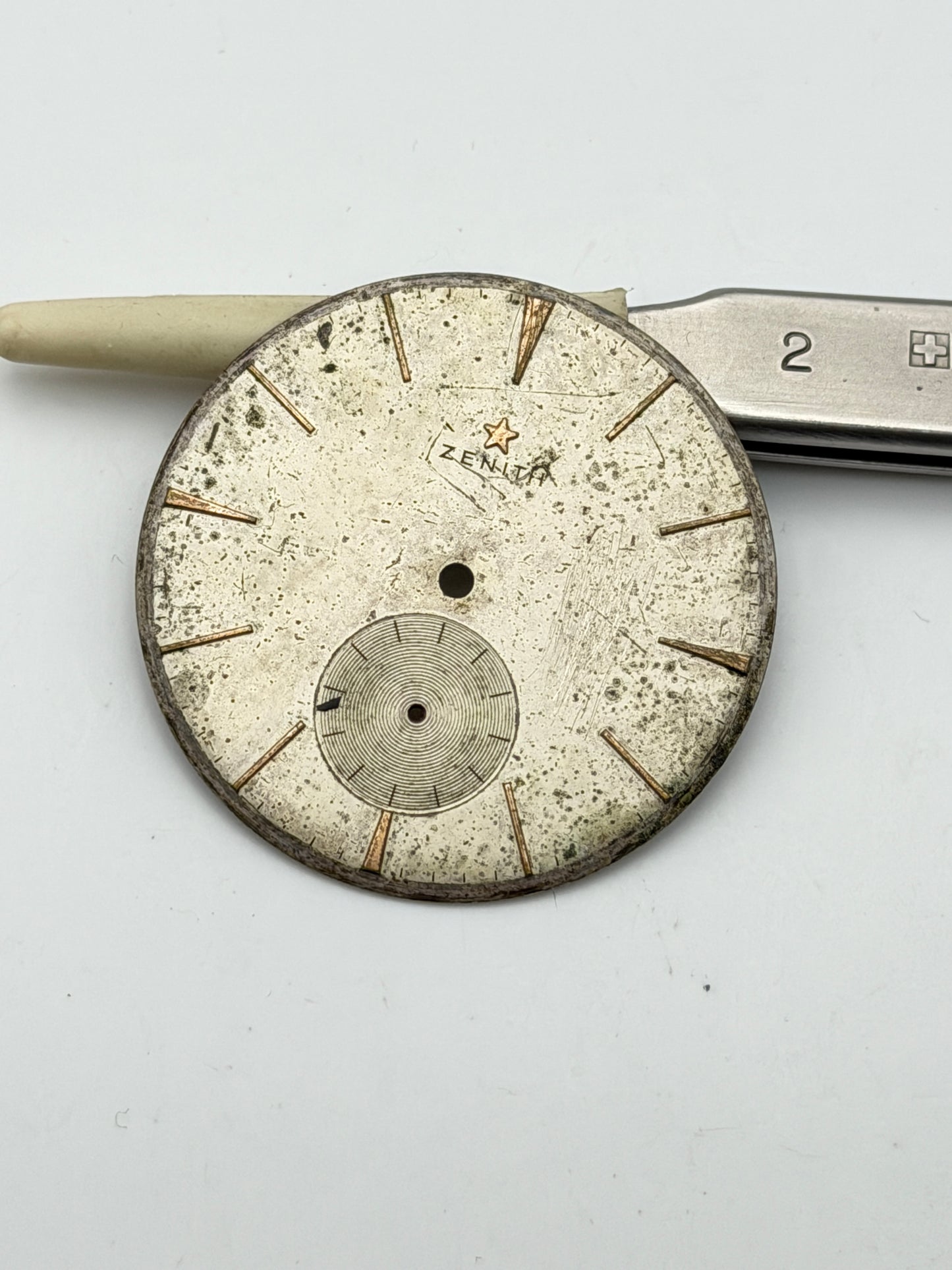 zenith 33.4mm dial quadrante