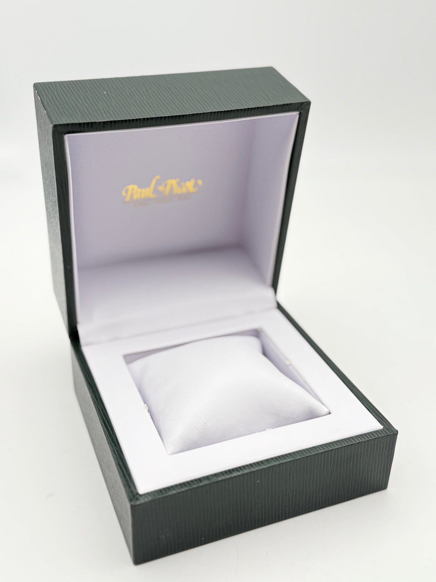 paul picot watch box scatola 1990'swiss made  ottime condizioni 12x12x8cm